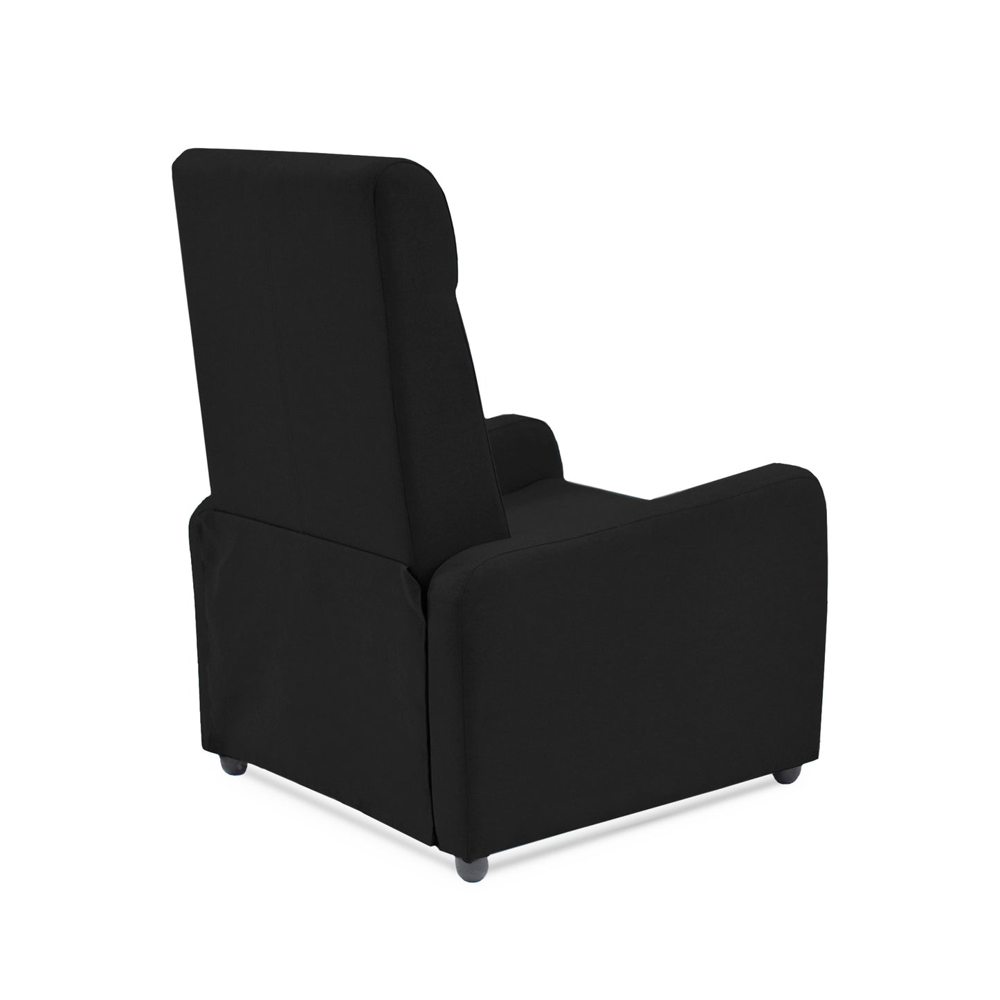 SILLA RECLINABLE PRAXIS MICROFIBRA NEGRO