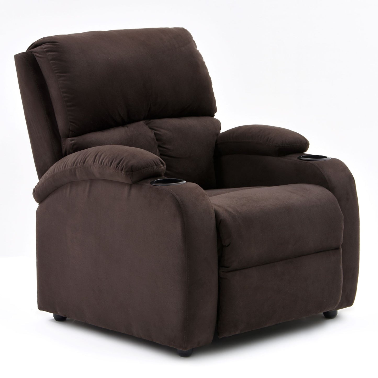 SILLA RECLINABLE AMBER ESTATICA MICROFIBRA CHOCOLATE