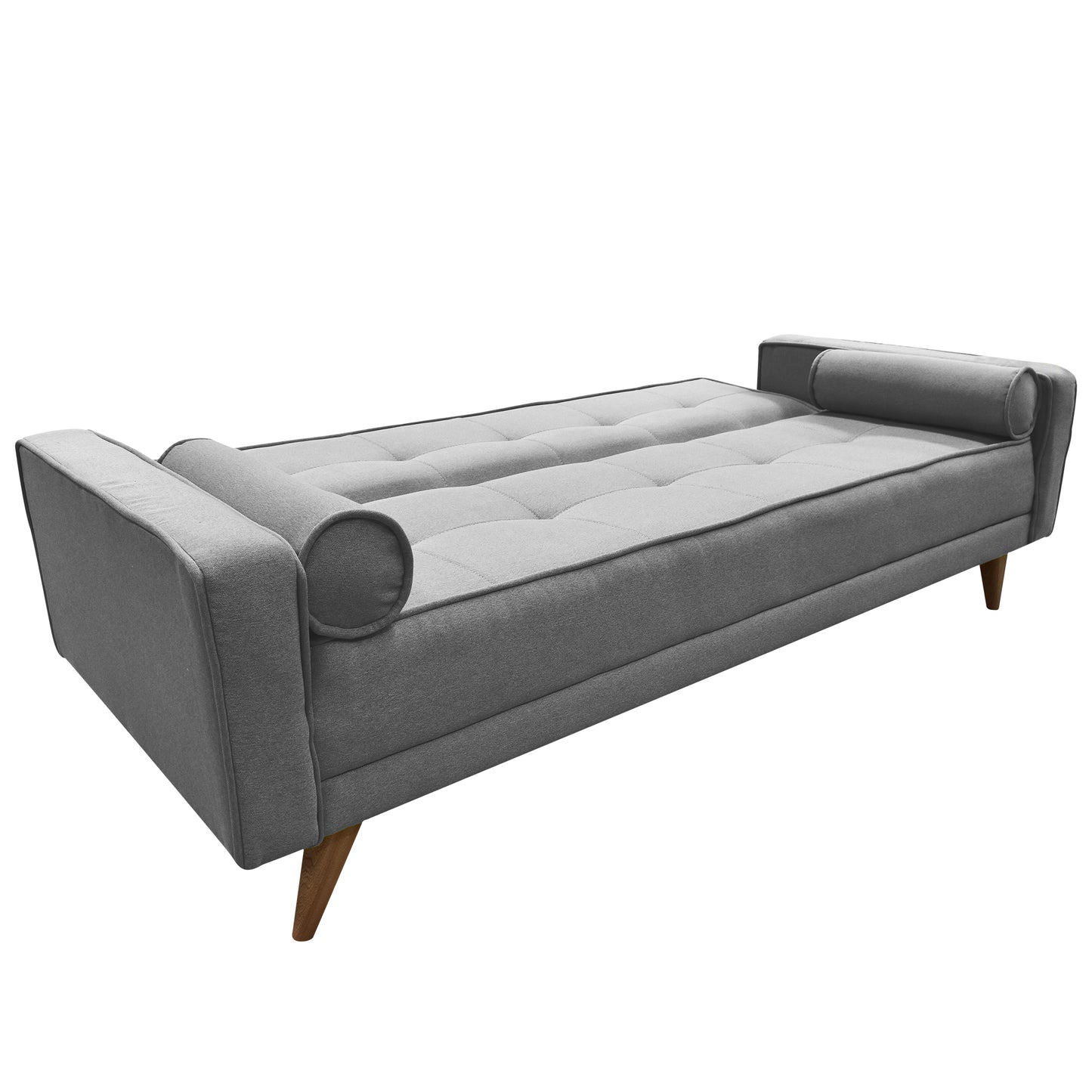SOFA CAMA JACK MICROFIBRA GRIS CLARO