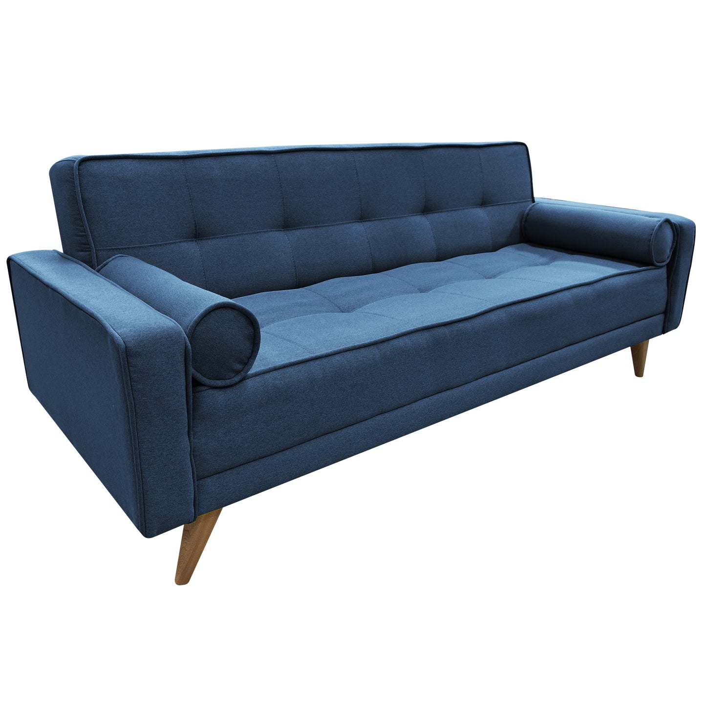 SOFA CAMA JACK MICROFIBRA AZUL
