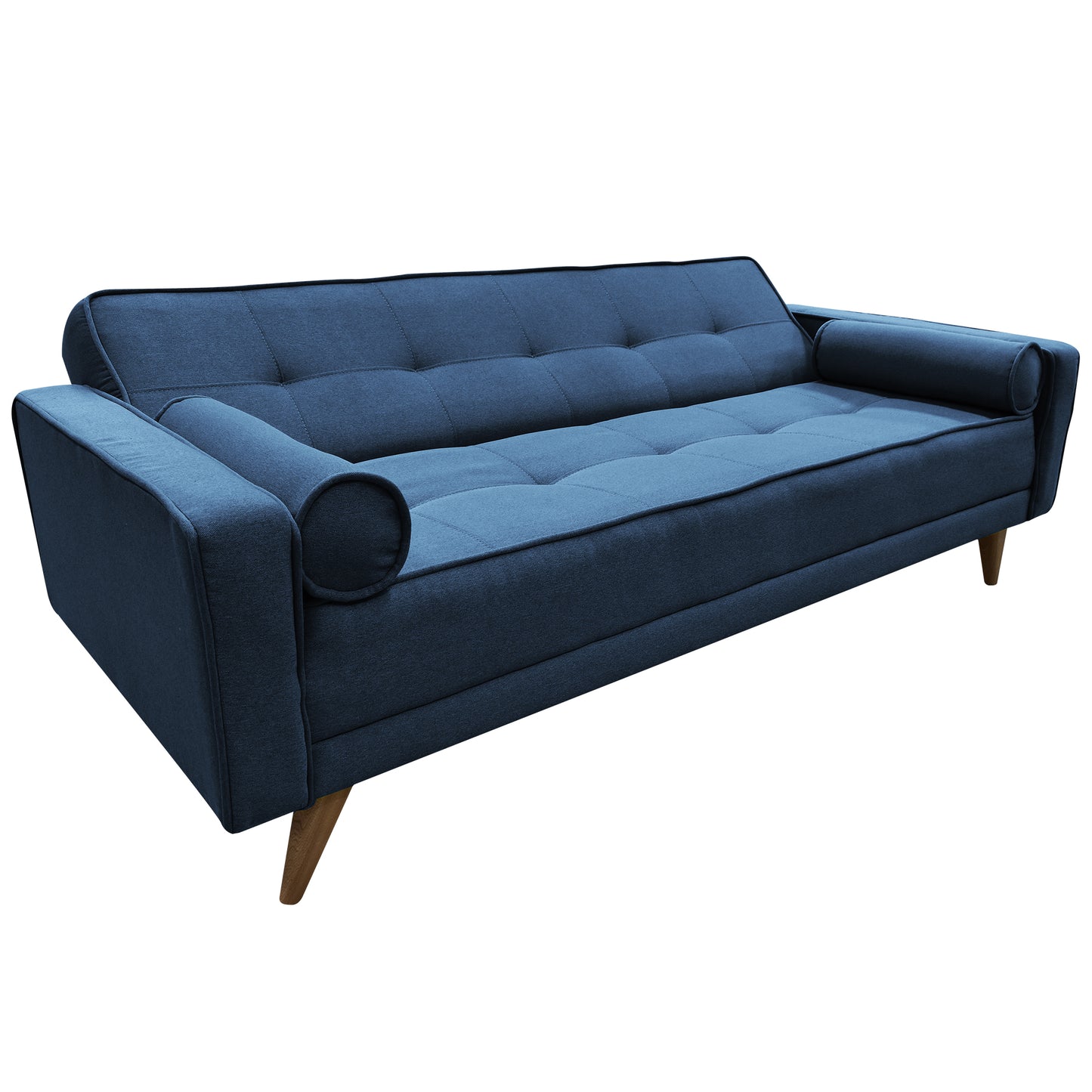 SOFA CAMA JACK MICROFIBRA AZUL