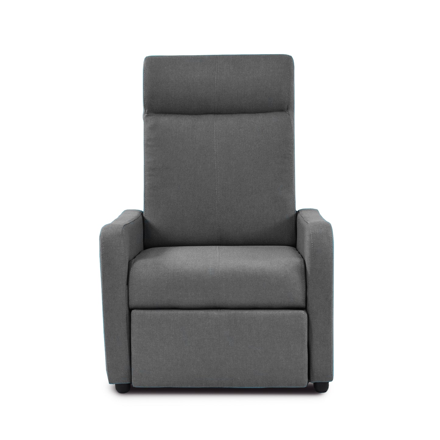 SILLA RECLINABLE PRAXIS MICROFIBRA GRIS OSCURO