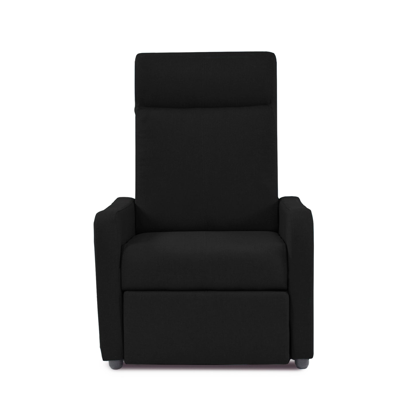 SILLA RECLINABLE PRAXIS MICROFIBRA NEGRO