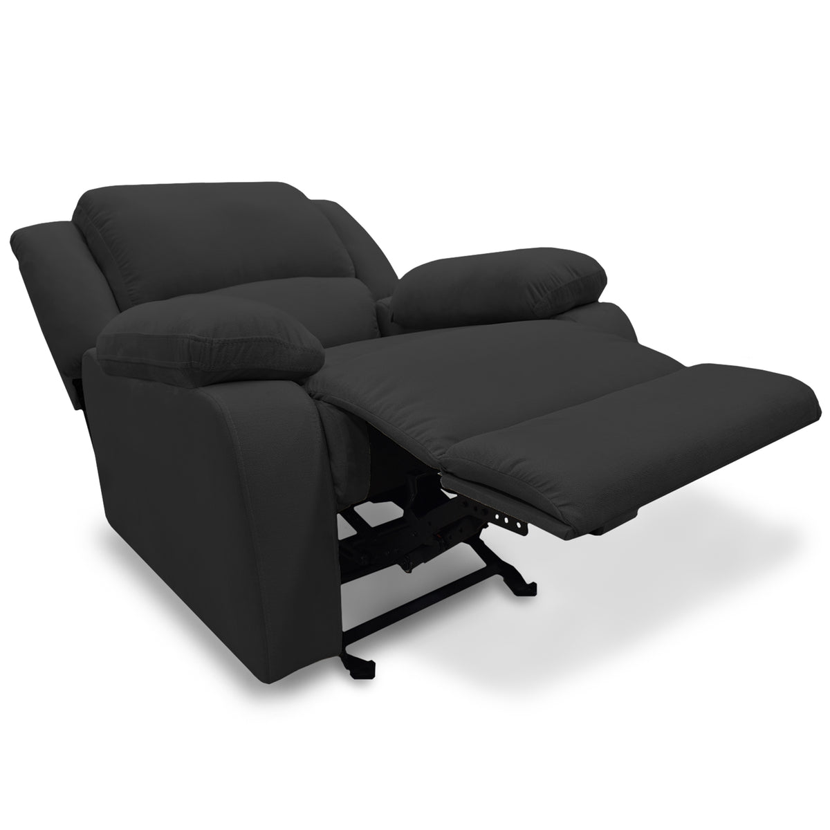 Reclinable Sull estática Microfibra negro