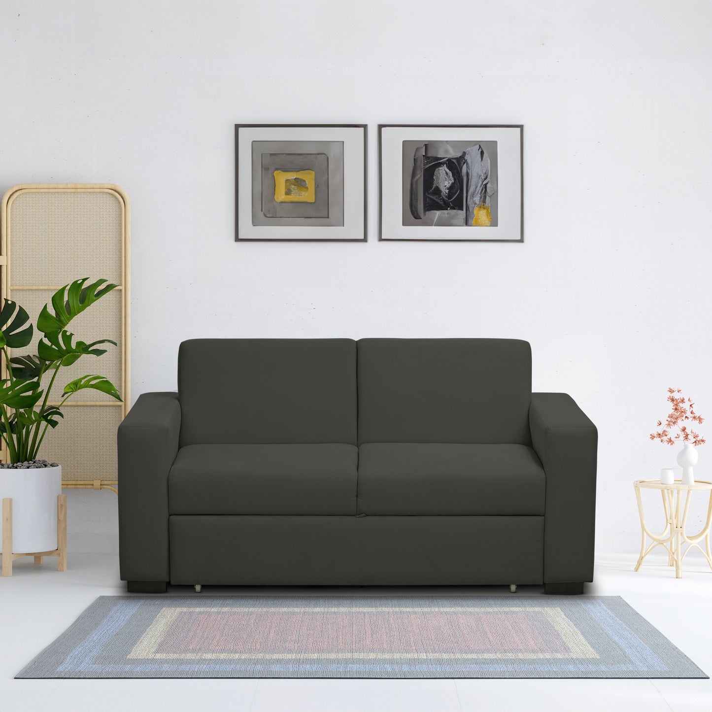 SOFA CAMA OLIVER 160 GRIS PLOMO