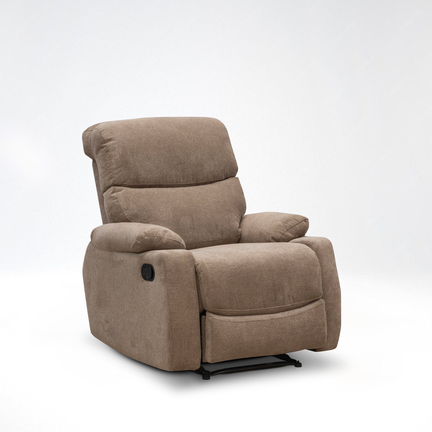 SILLA RECLINABLE VELARA 1 PUESTO MICROFIBRA TAUPE