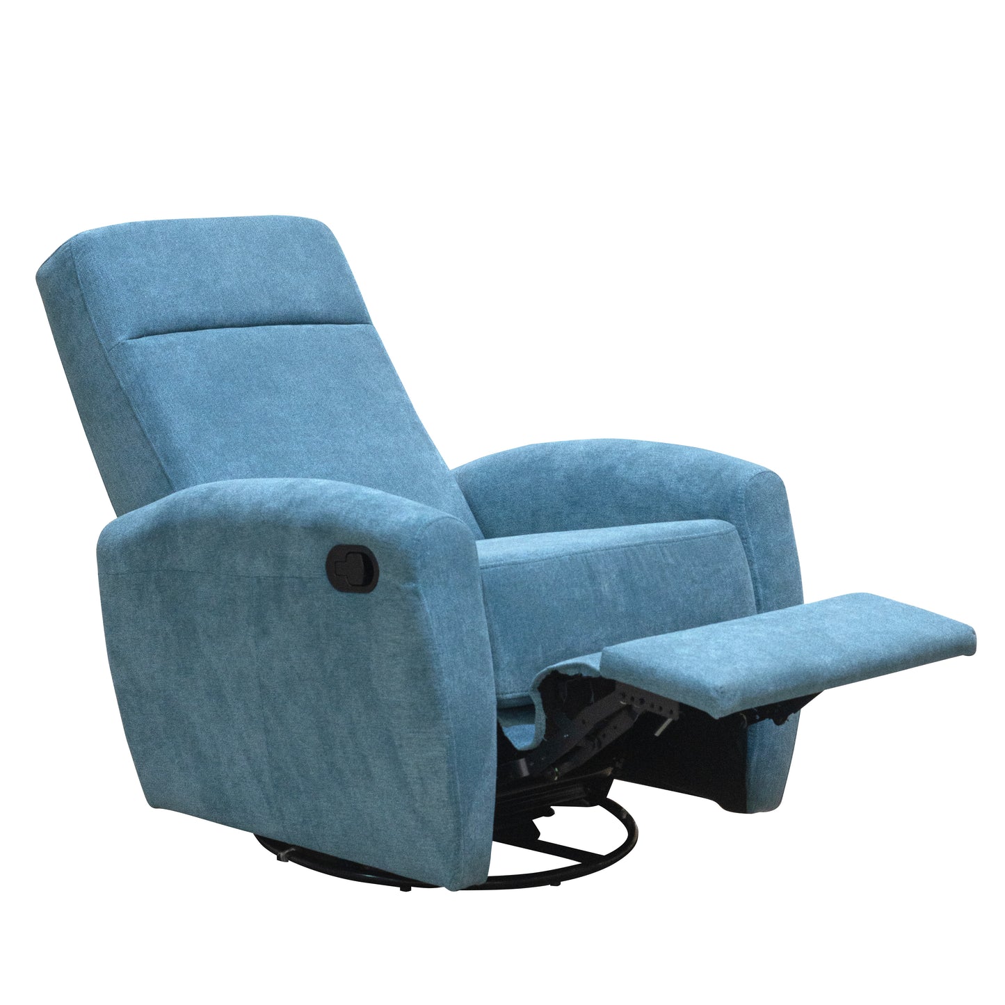 SILLA RECLINABLE ALASKA 1 PTO GIRAT/MECE MICROFIBRA INDIGO