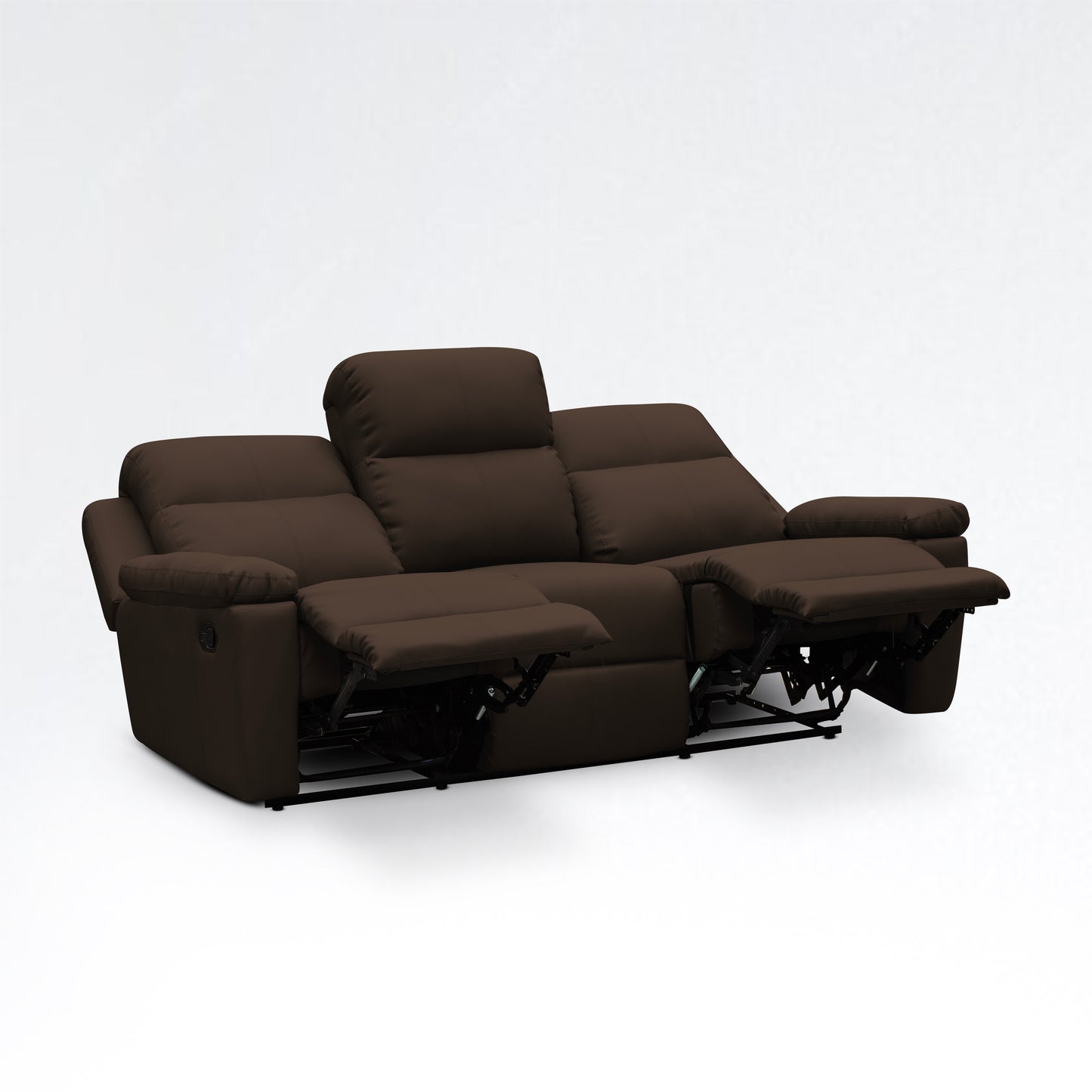 SOFA REC MARSELLA 3 PTOS ESTATICO ROMA CHOCOLATE