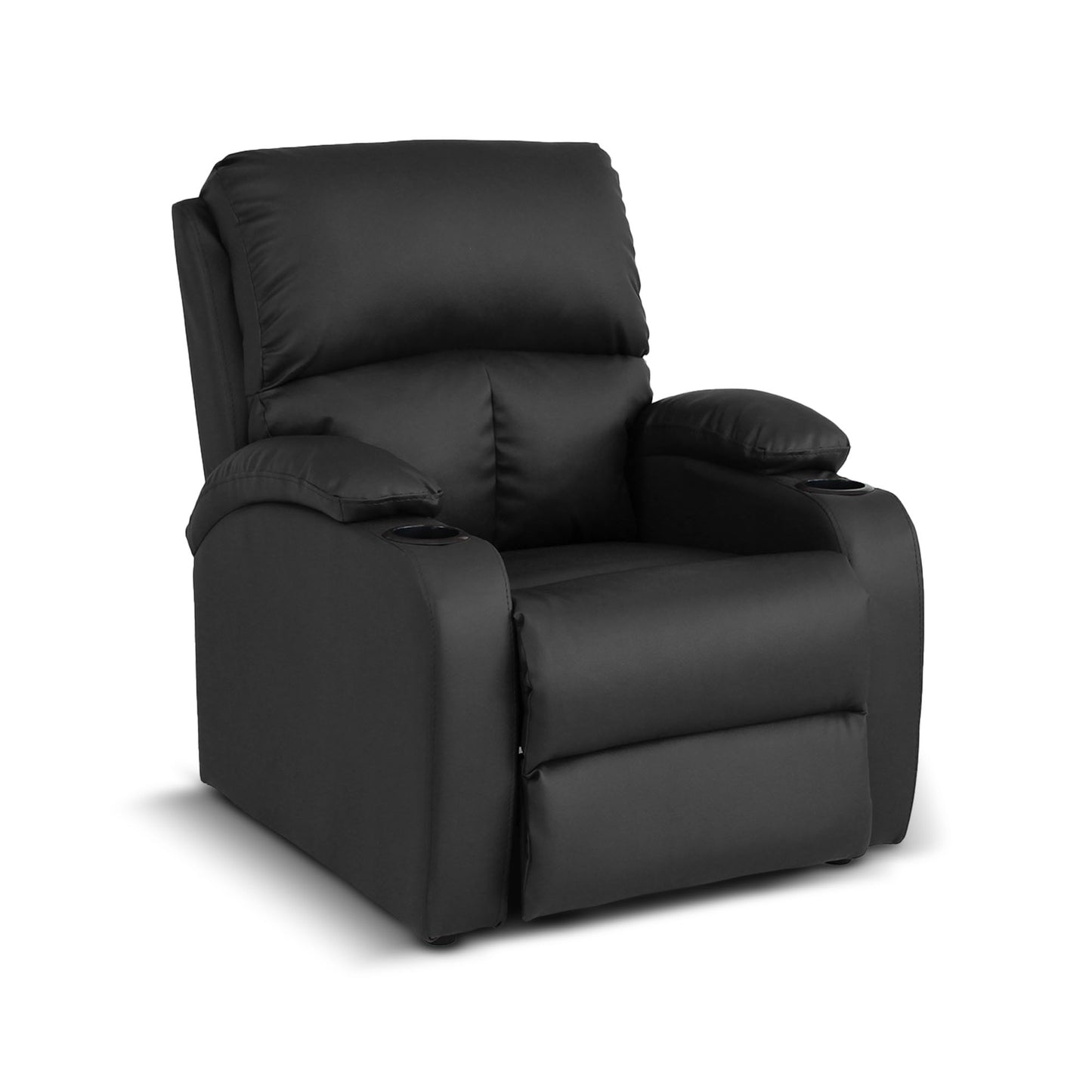 SILLA RECLINABLE AMBER ESTATICA SINTETICO NEGRO