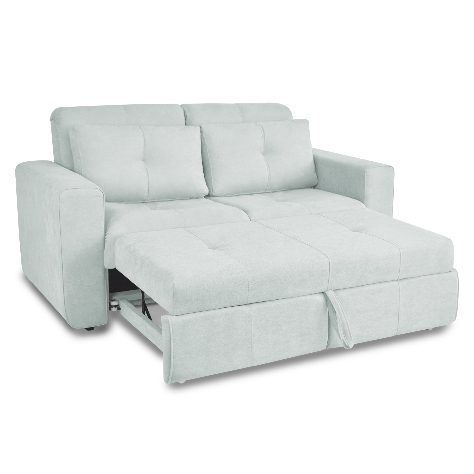 Sofa cama bourbon 1.10 microfibra gris claro