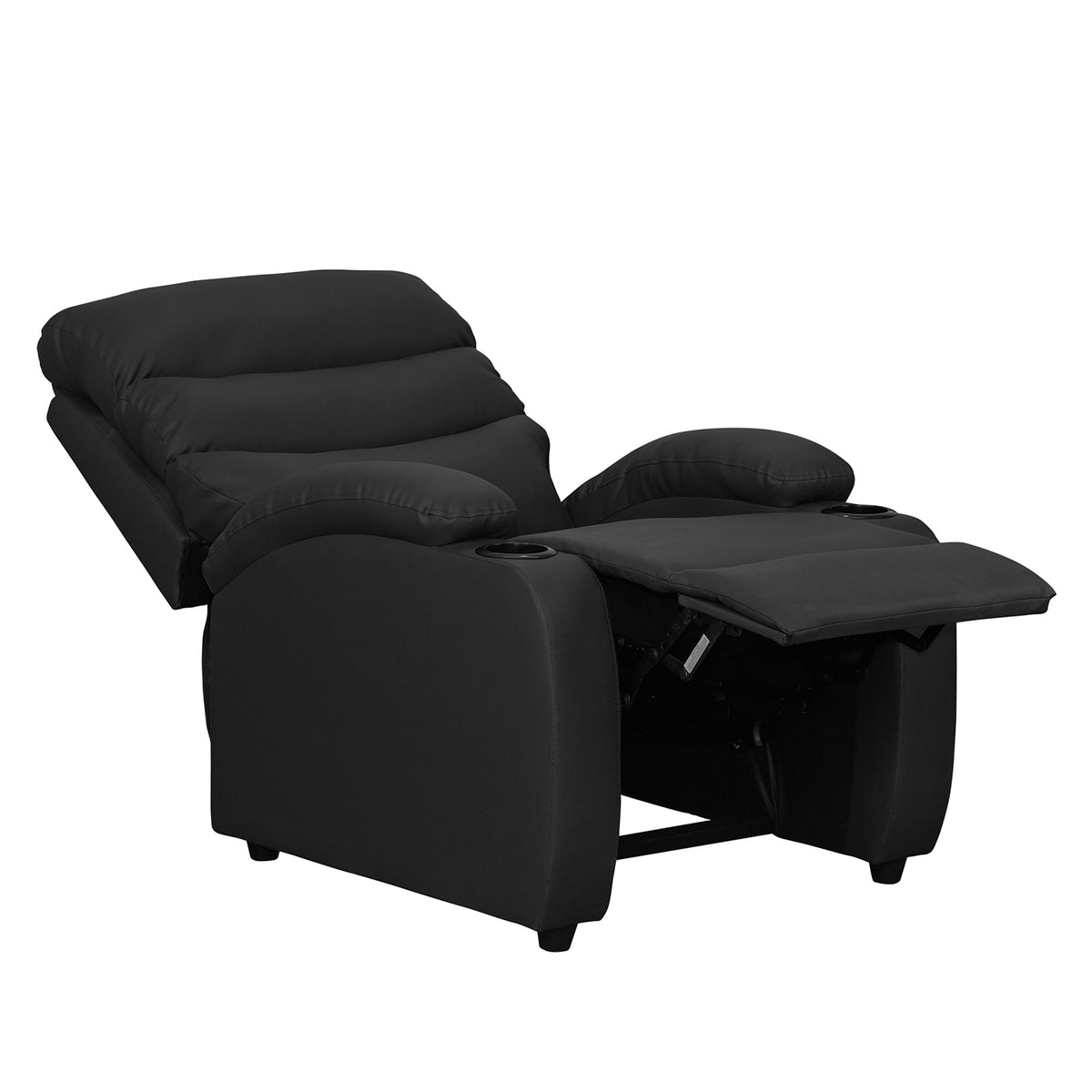 Silla reclinable trevi 1 puesto sintetico negro