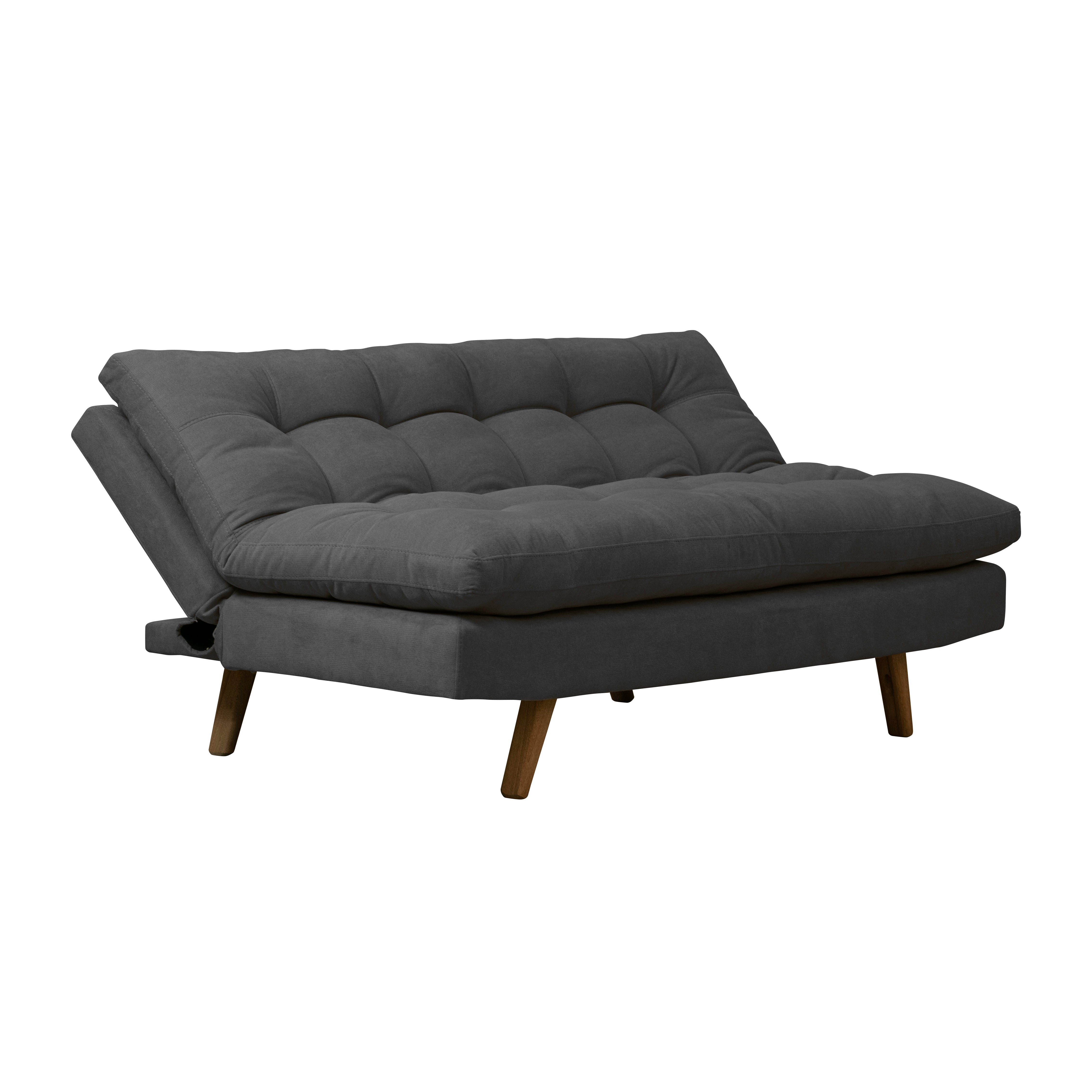 Sofa cama zur natural microfibra plomo