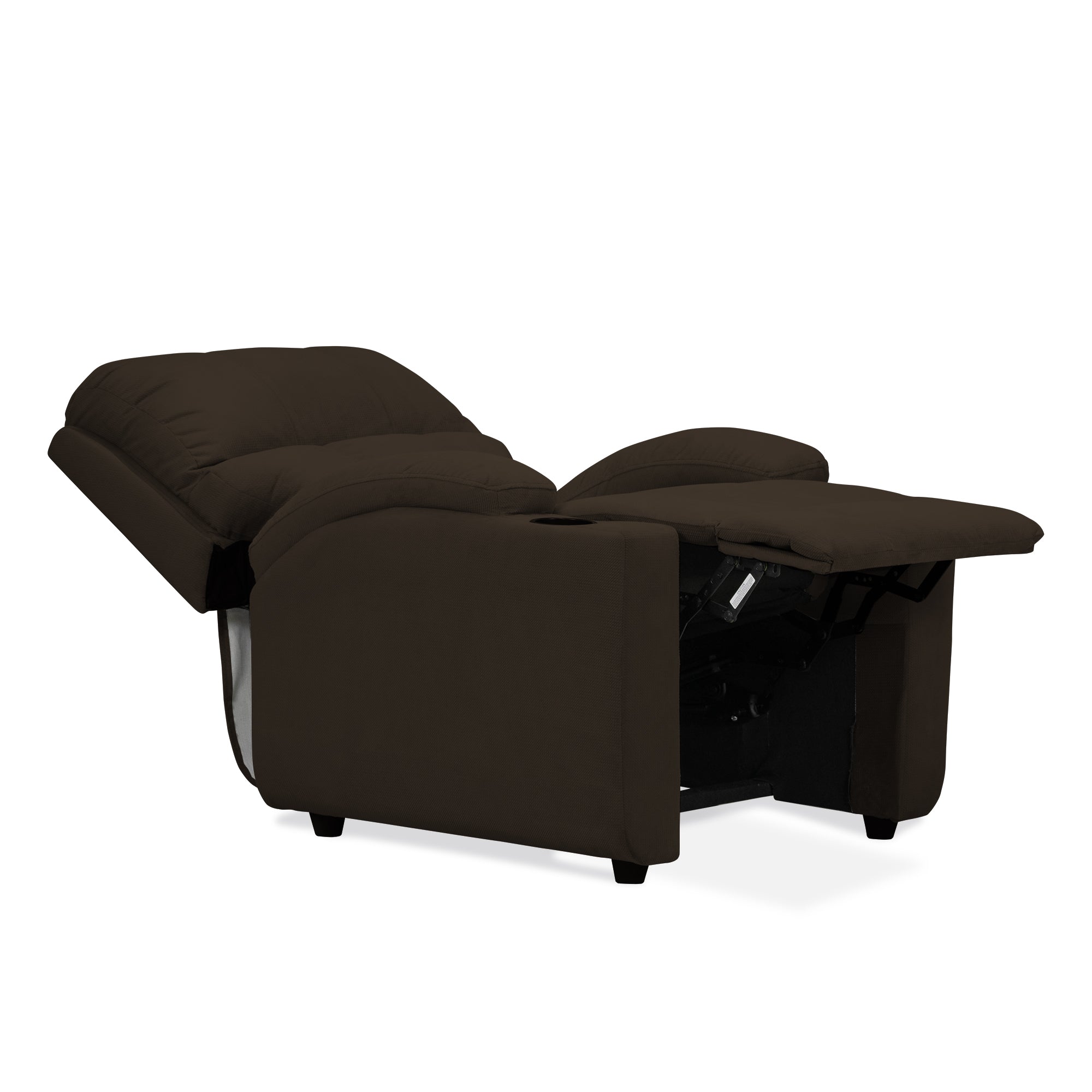 Silla reclinable alan 1 puesto microfibra chocolate