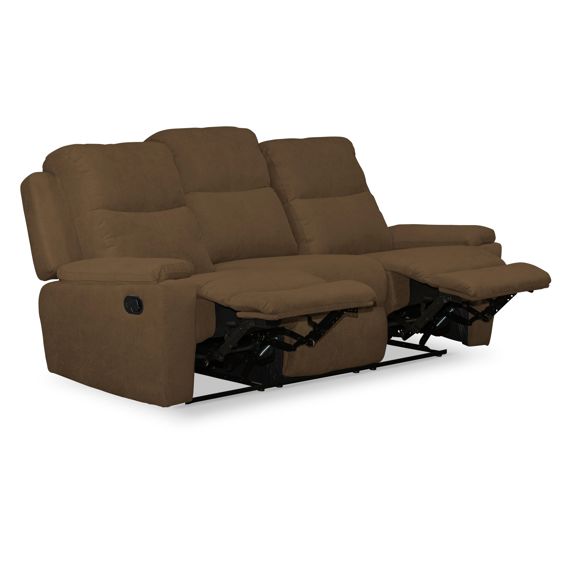 Sofa rec marsella 3 ptos estatico microfibra chocolate