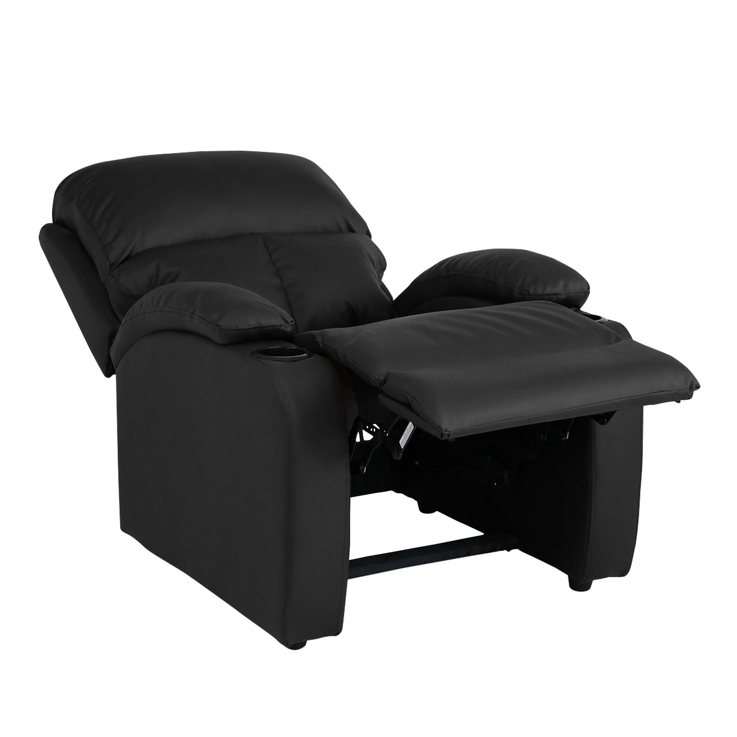 SILLA RECLINABLE AMBER ESTATICA SINTETICO NEGRO