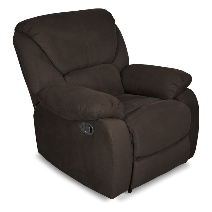 Silla reclinable ohio estatica microfibra chocolate