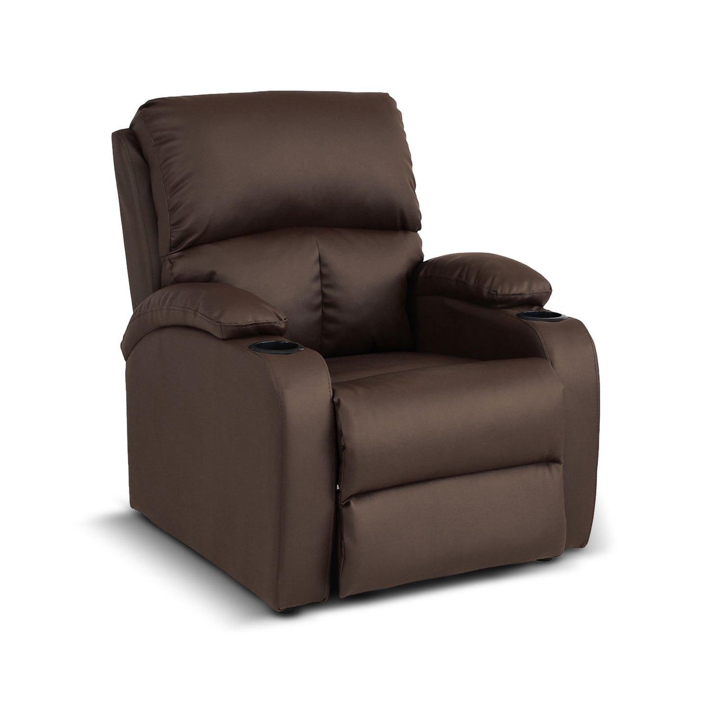 SILLA RECLINABLE AMBER ESTATICA SINTETICO CHOCOLATE