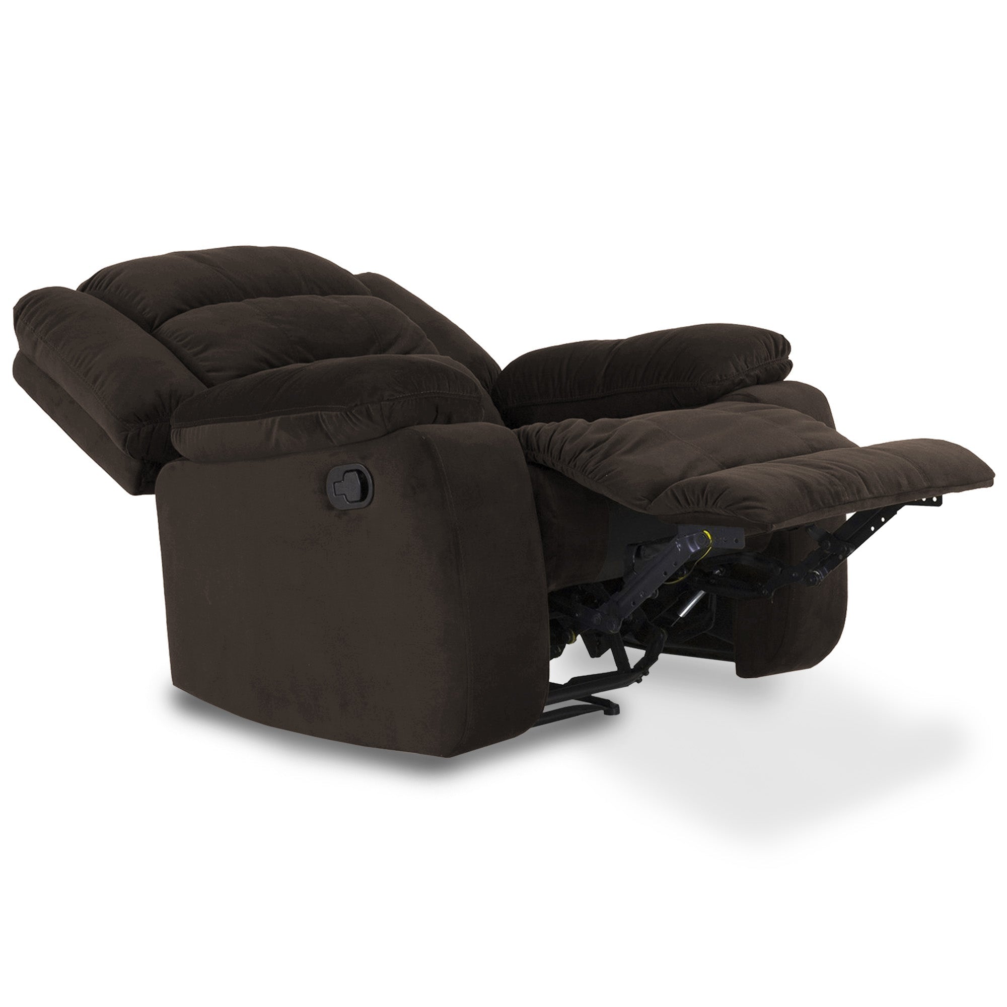 Silla reclinable dhaka 1p estatica microfibra chocolate