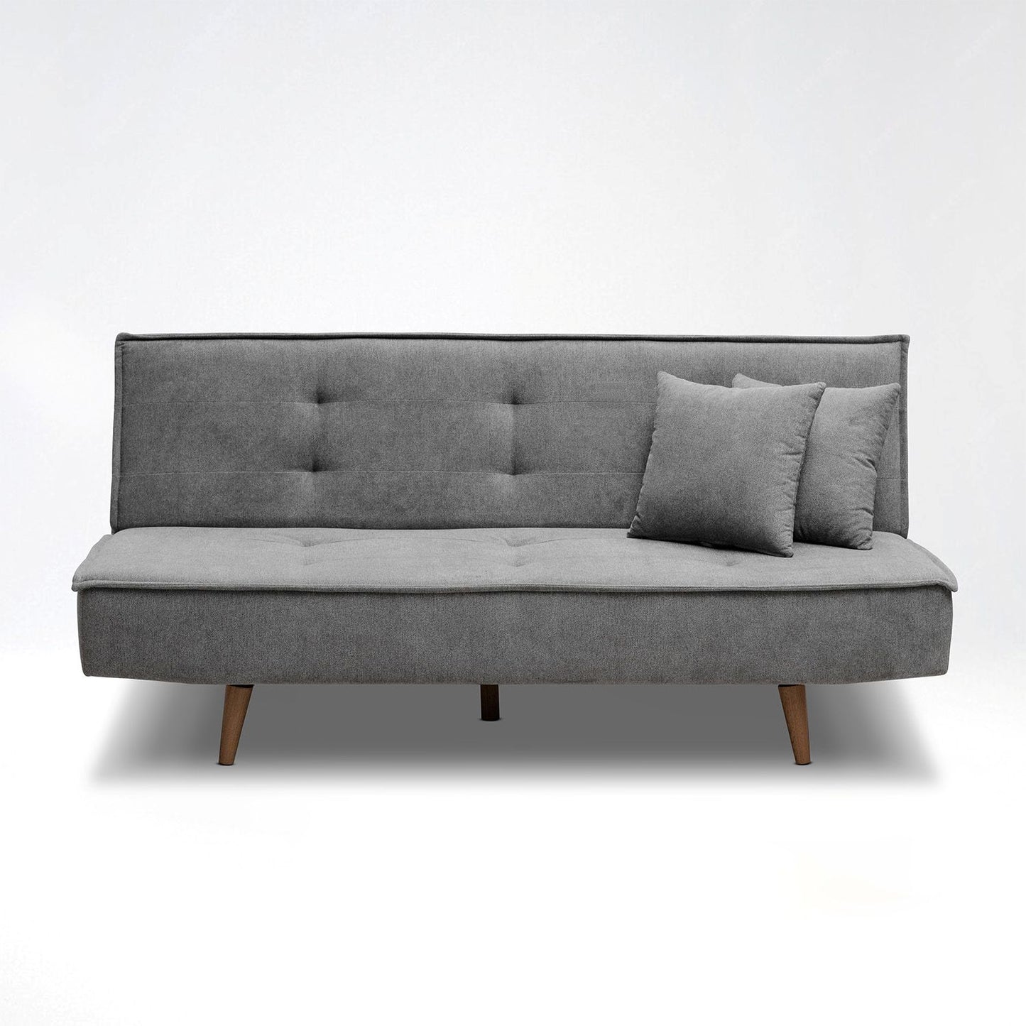 SOFA CAMA BELLINI 2.0 MICROFIBRA PLATA