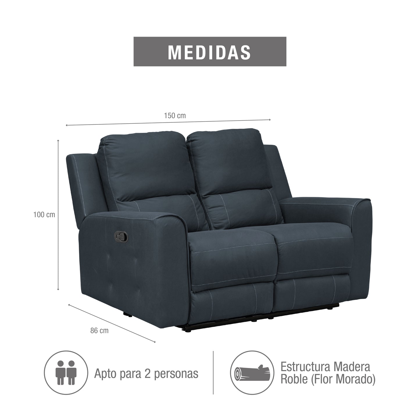 RECLINABLE 2 PUESTOS DUKE MANUAL PETROLEO