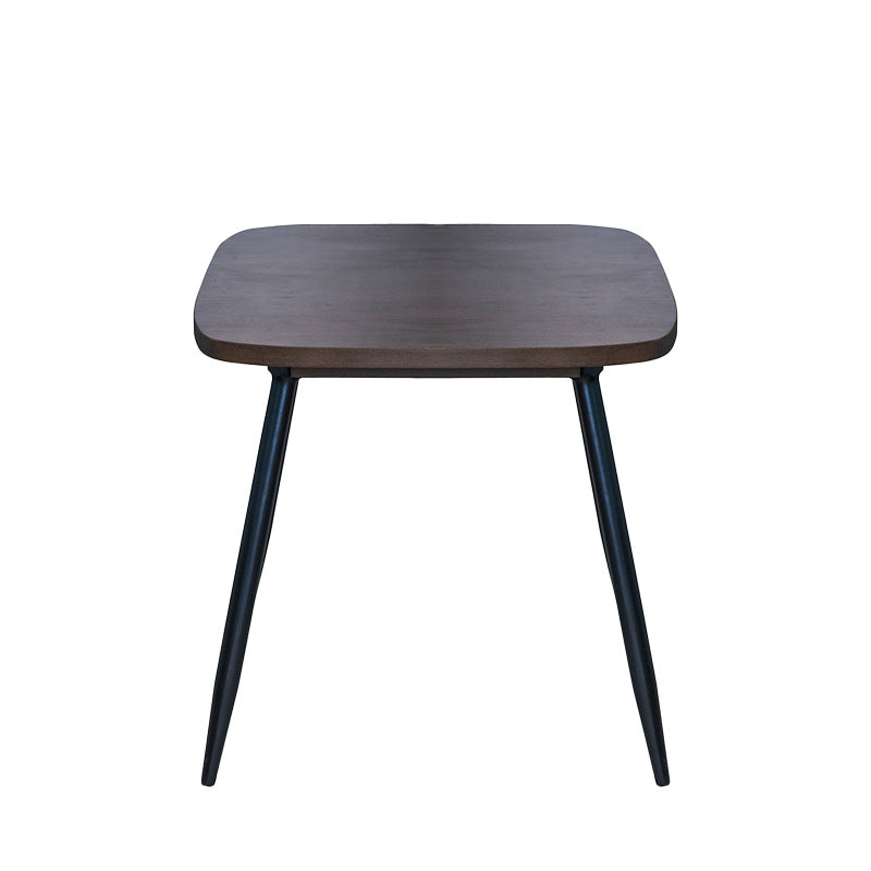 MESA COMEDOR 4 PUESTOS NOVA MADERA OSCURO NEGRO