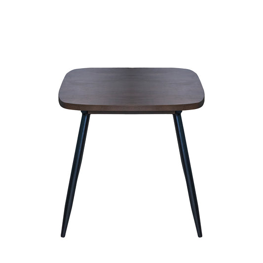 MESA COMEDOR 4 PUESTOS NOVA MADERA OSCURO NEGRO