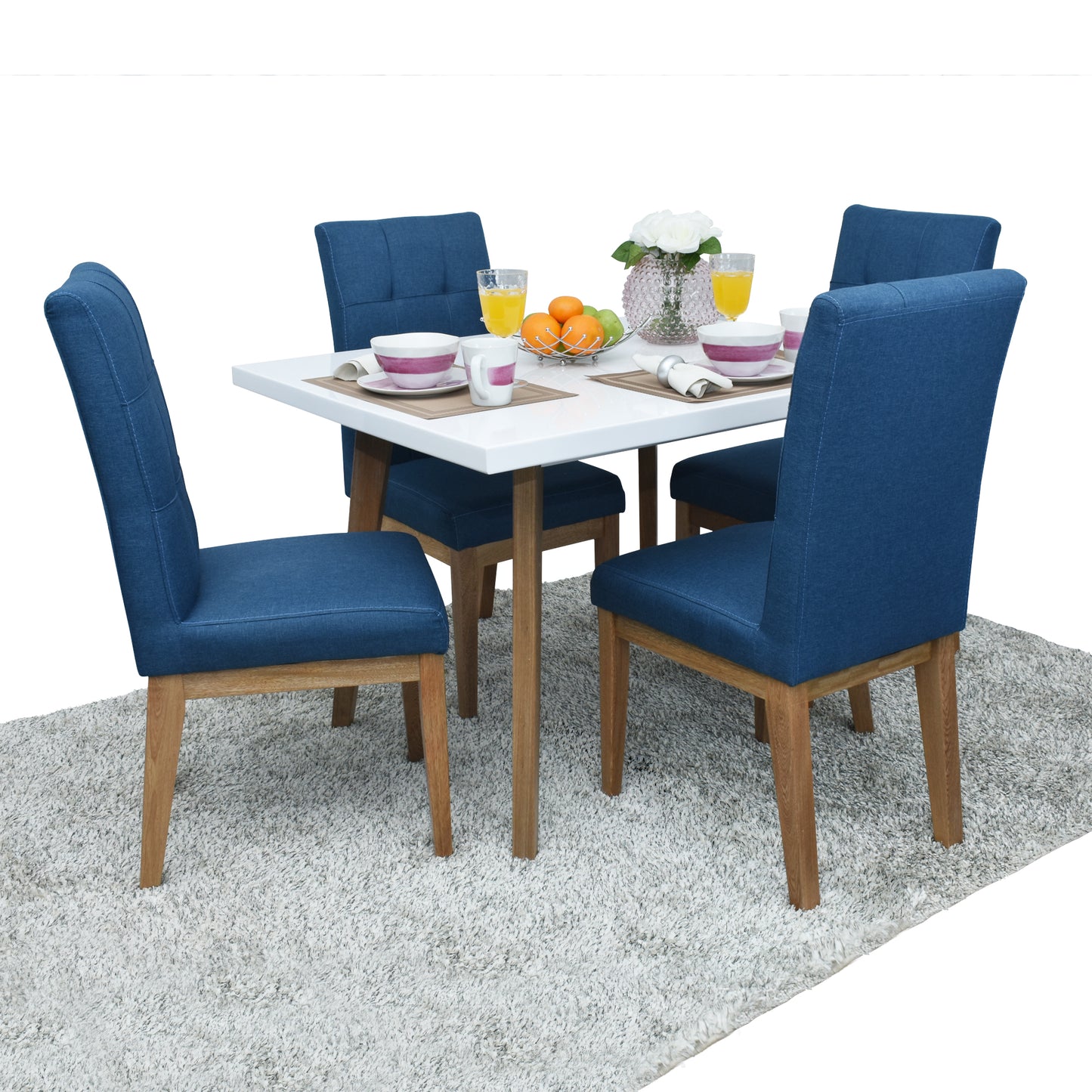 COMBO SEÚL COMEDOR 4P + SOFÁ 2P + ENVÍO GRATIS