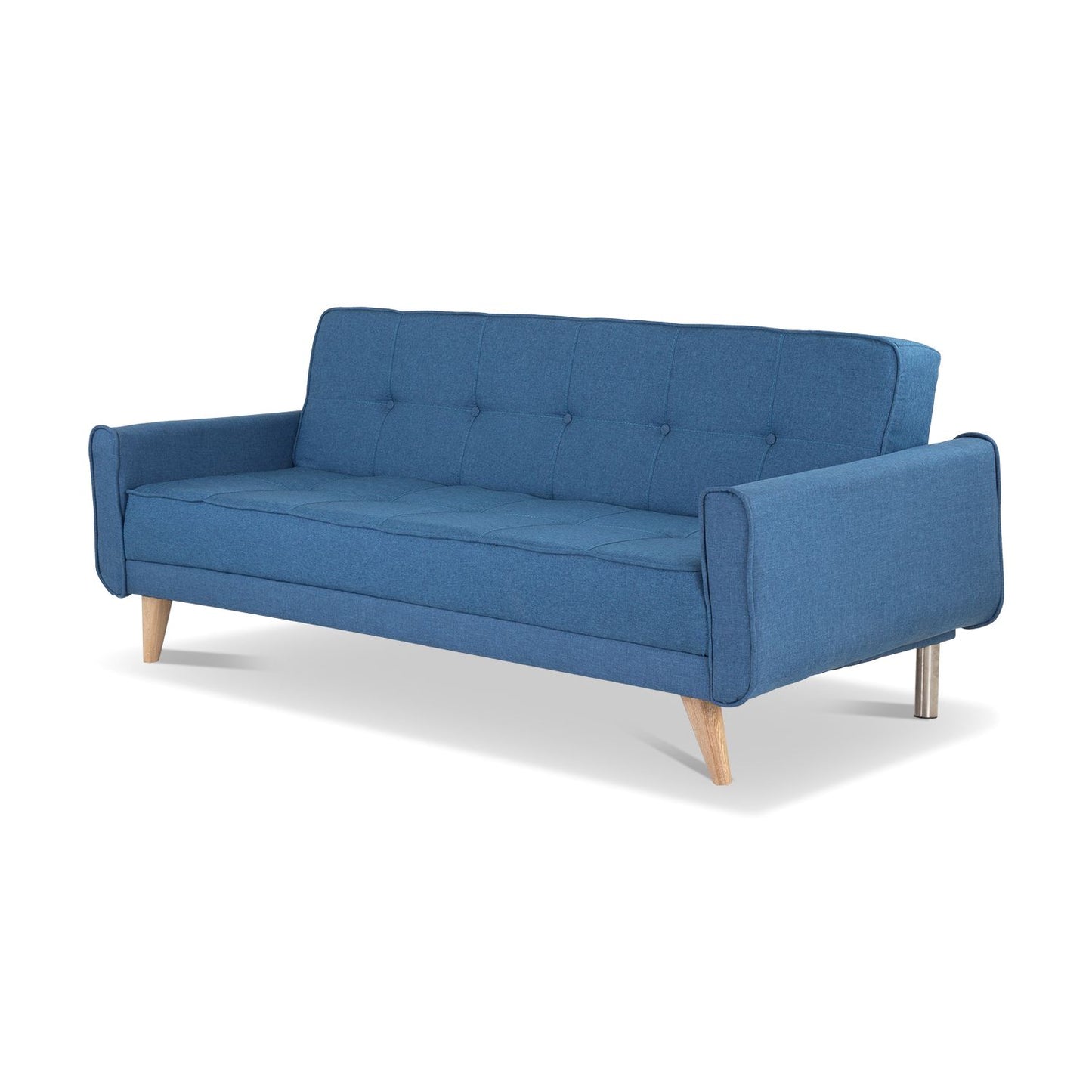 SOFA CAMA DEBBY MICROFIBRA AZUL