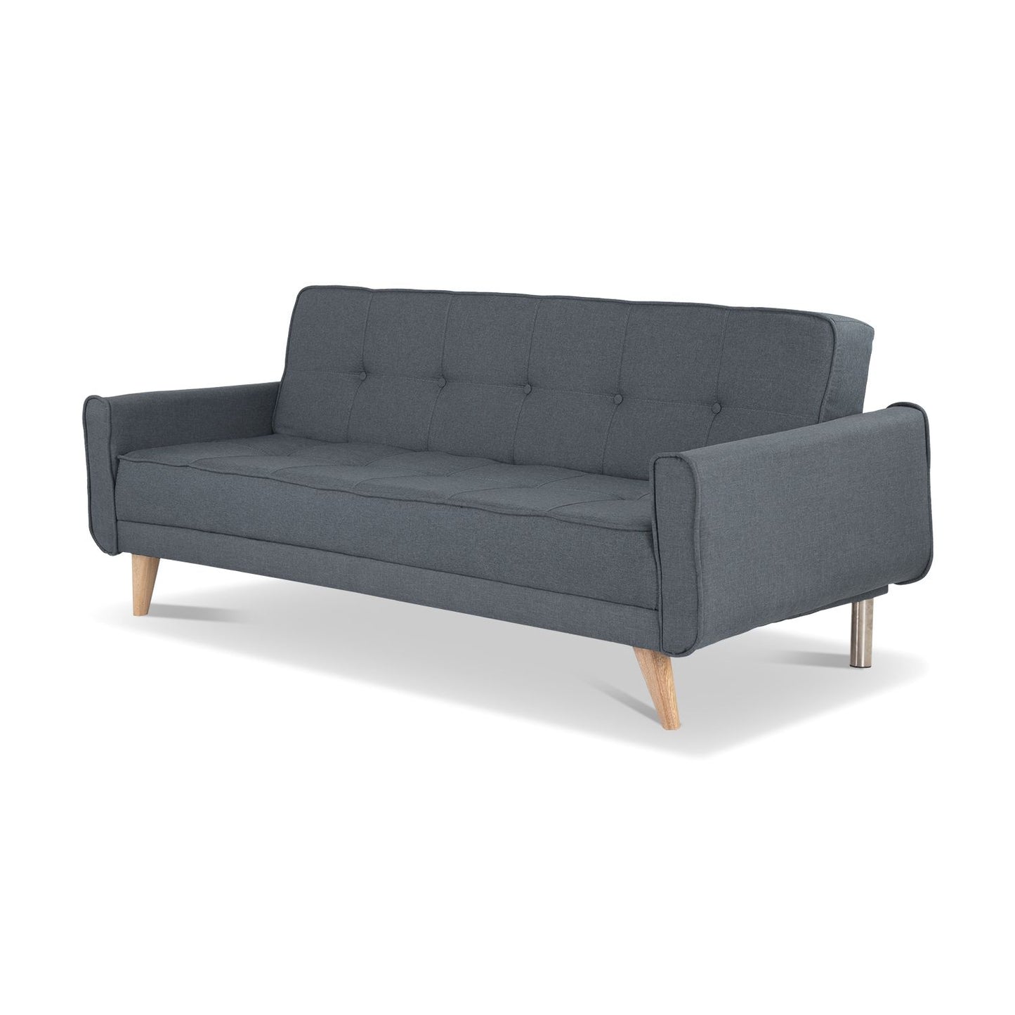SOFA CAMA DEBBY MICROFIBRA GRIS PLOMO