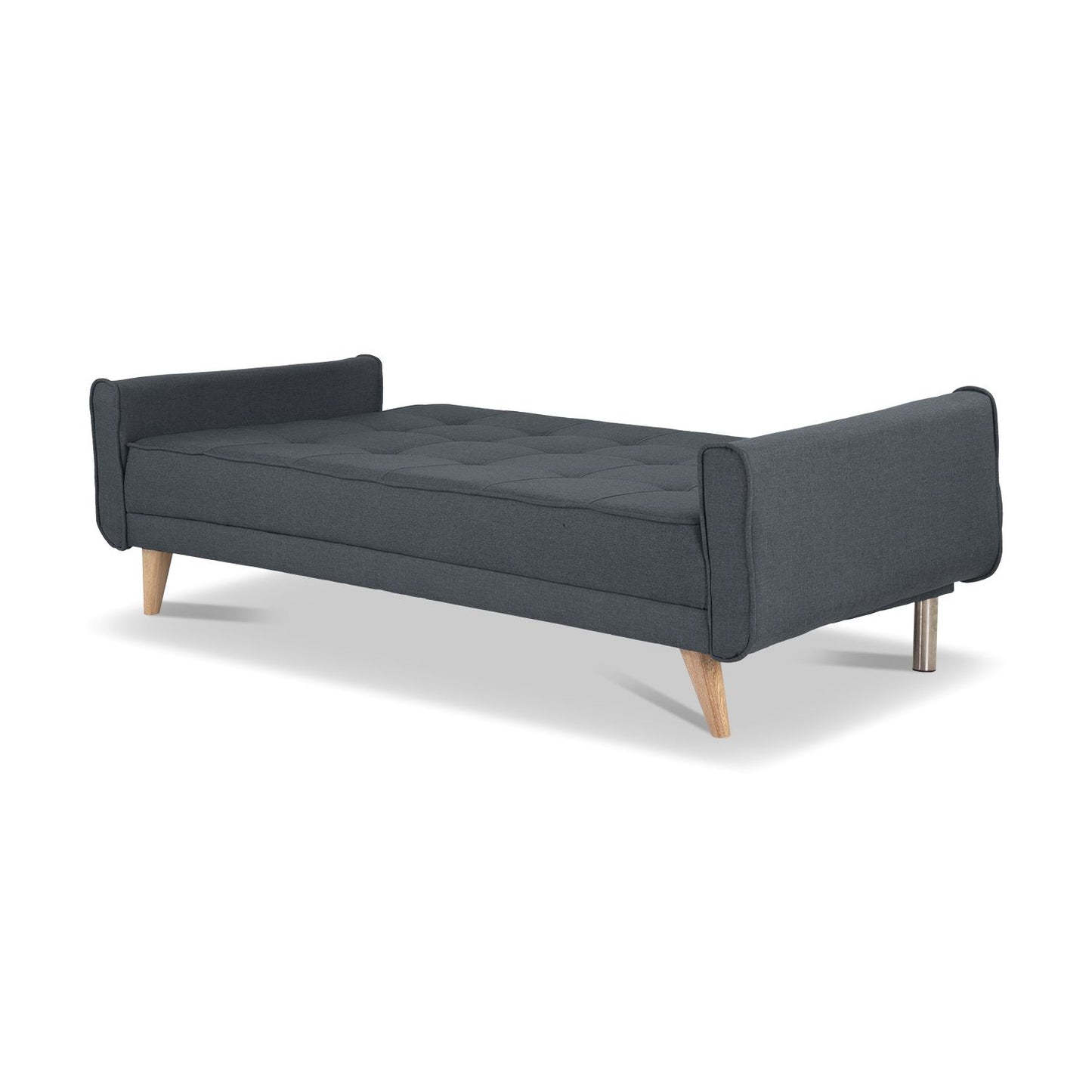 SOFA CAMA DEBBY MICROFIBRA GRIS PLOMO