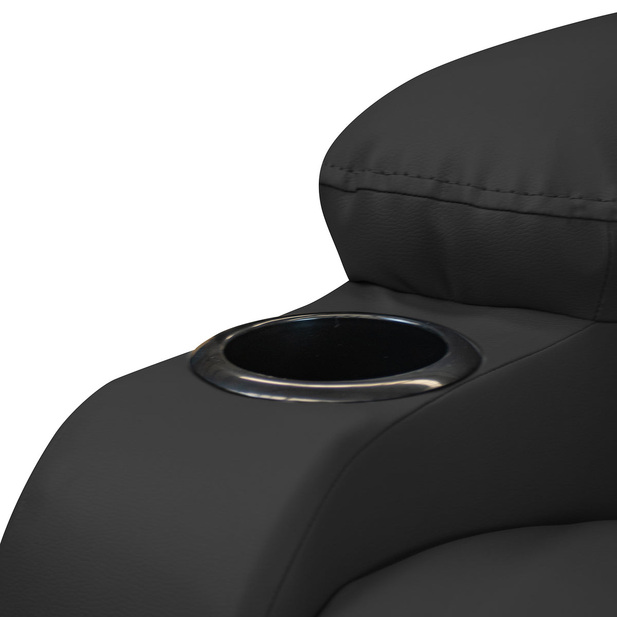 Silla reclinable trevi 1 puesto sintetico negro