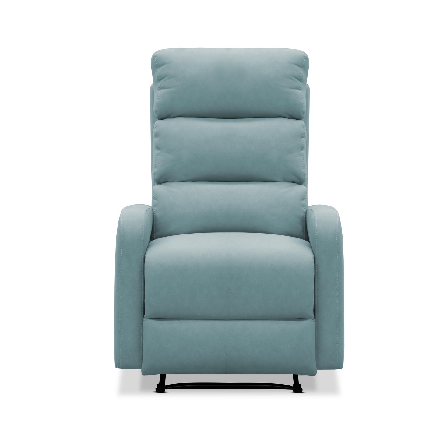 SILLA RECLINABLE ESTÁTICA PEKIN 1 PUESTO TIPO SINTETICO CELESTE