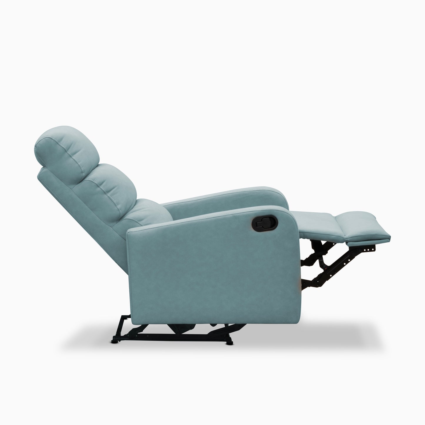 SILLA RECLINABLE ESTÁTICA PEKIN 1 PUESTO TIPO SINTETICO CELESTE