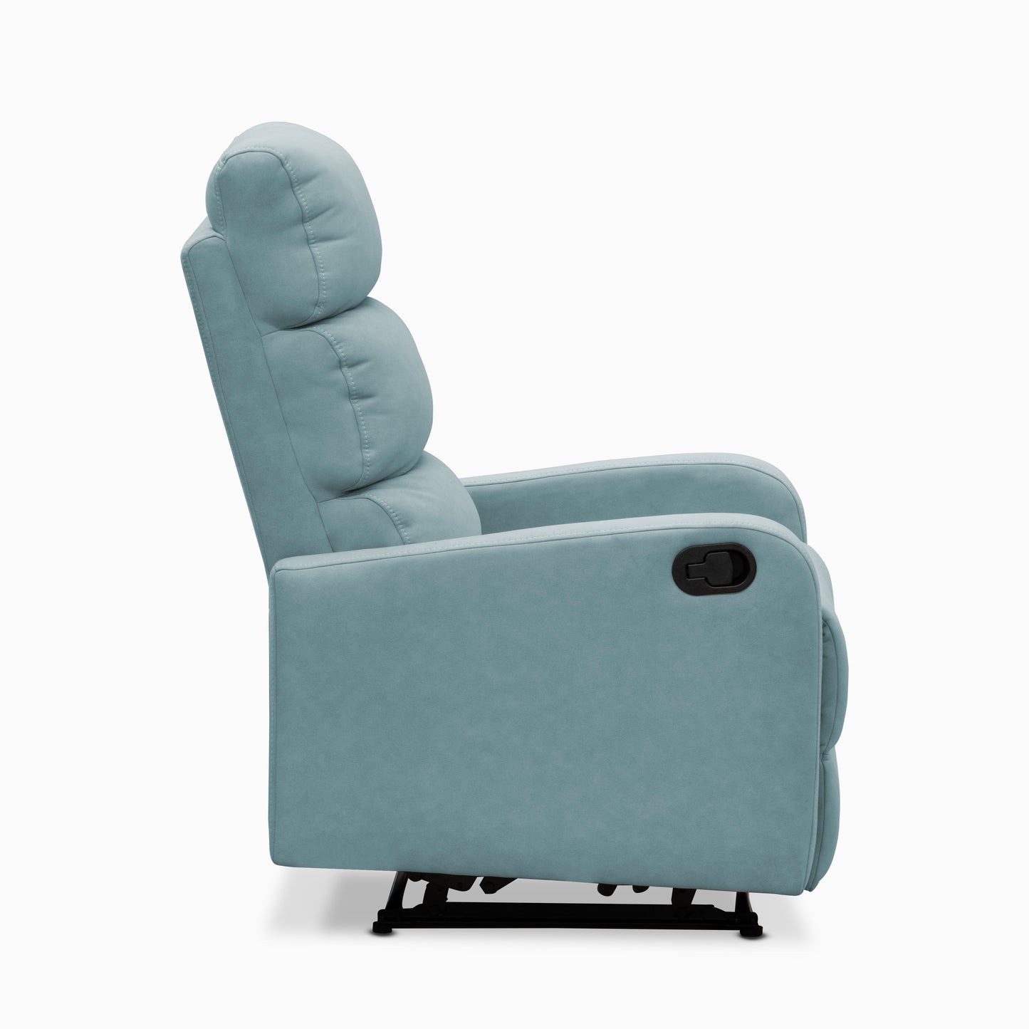 SILLA RECLINABLE ESTÁTICA PEKIN 1 PUESTO TIPO SINTETICO CELESTE