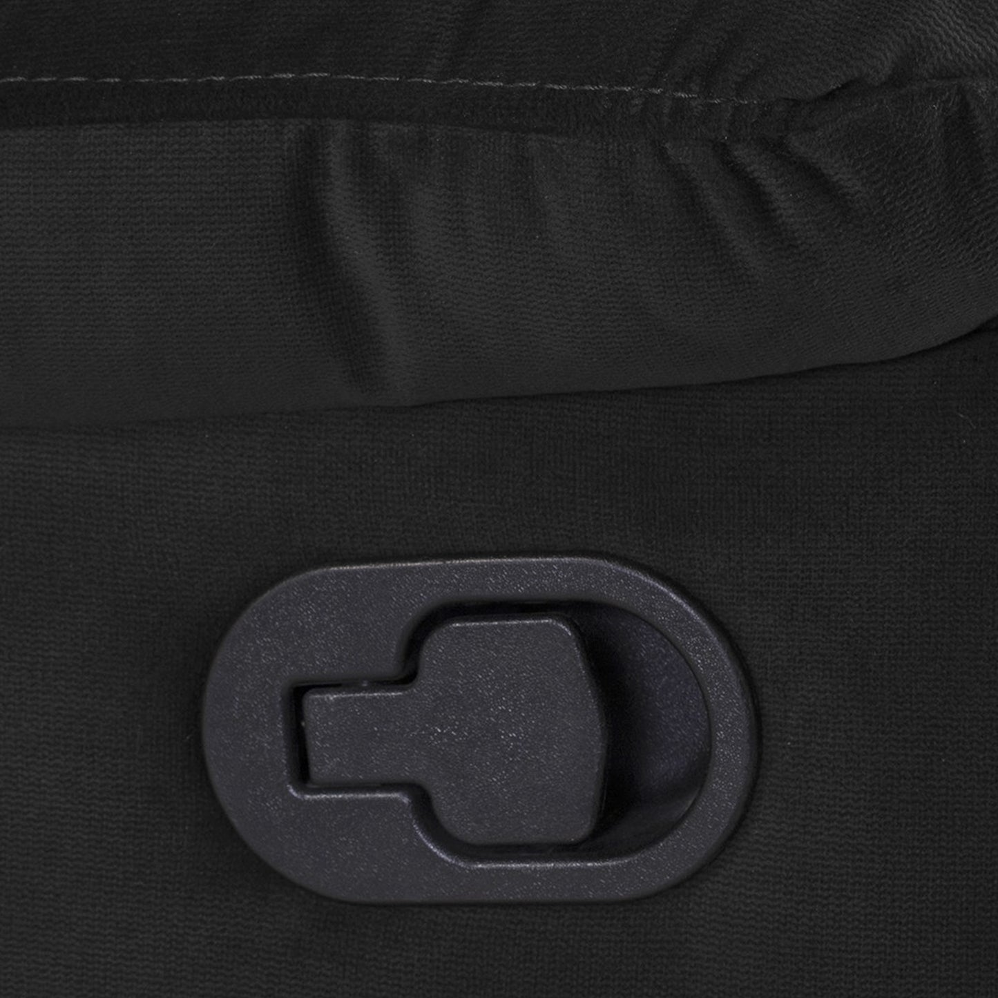 SILLA RECLINABLE DHAKA 1P ESTATICA MICROFIBRA NEGRO