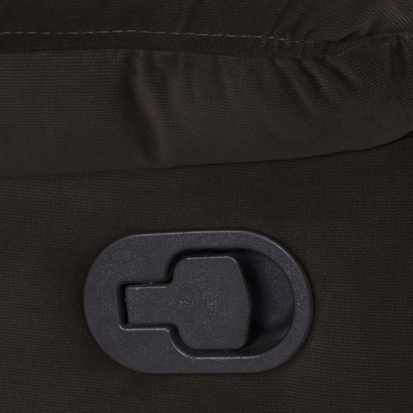 SILLA RECLINABLE DHAKA 1P ESTATICA MICROFIBRA CHOCOLATE