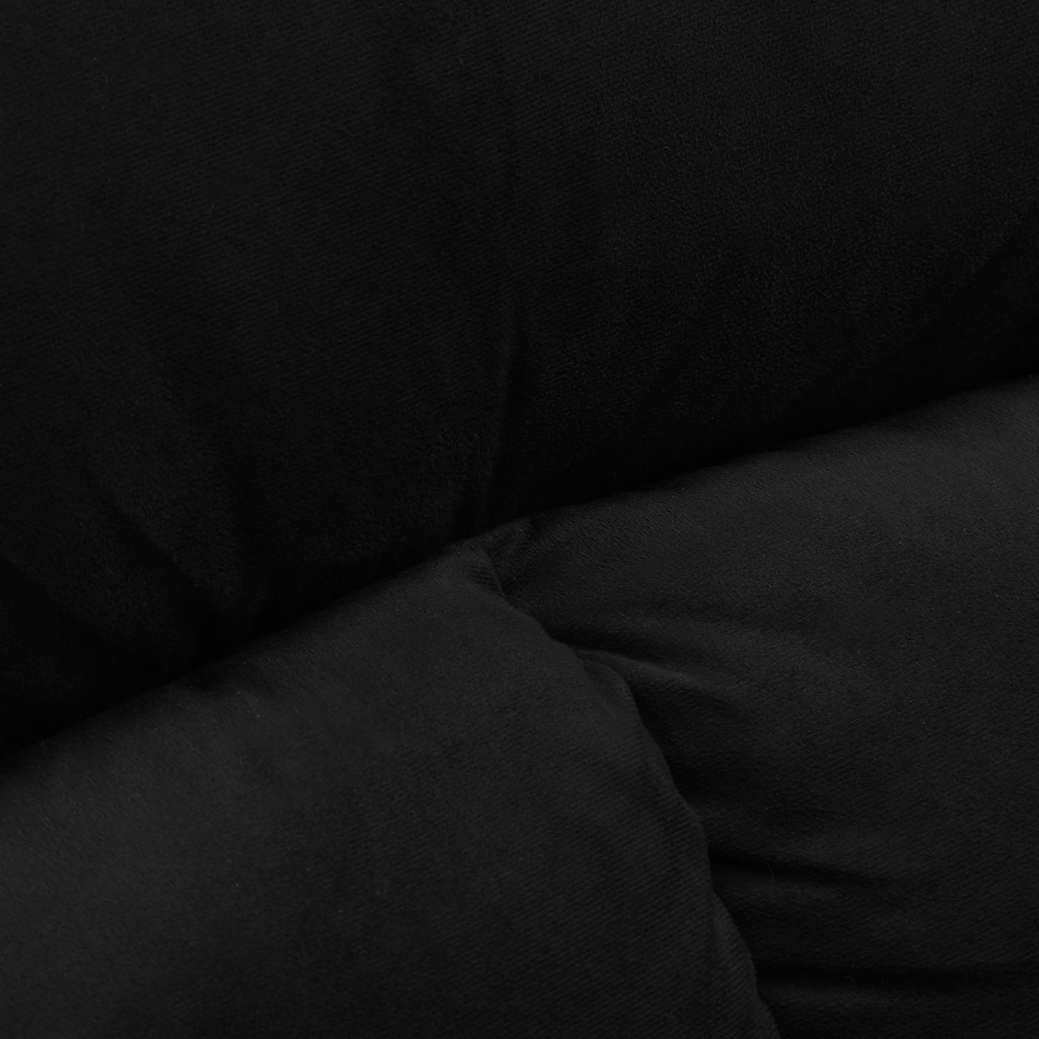 Silla reclinable amber estatica microfibra negro