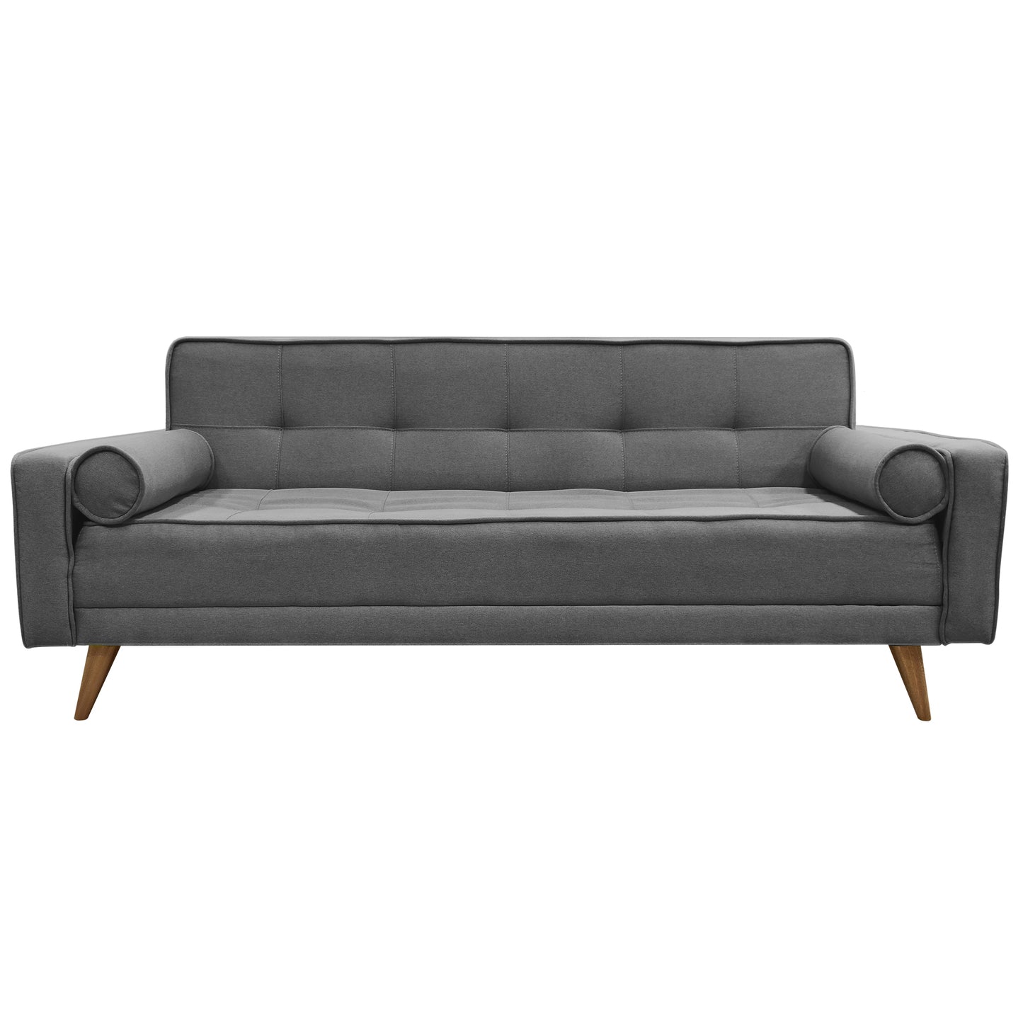 SOFA CAMA JACK MICROFIBRA GRIS OSCURO