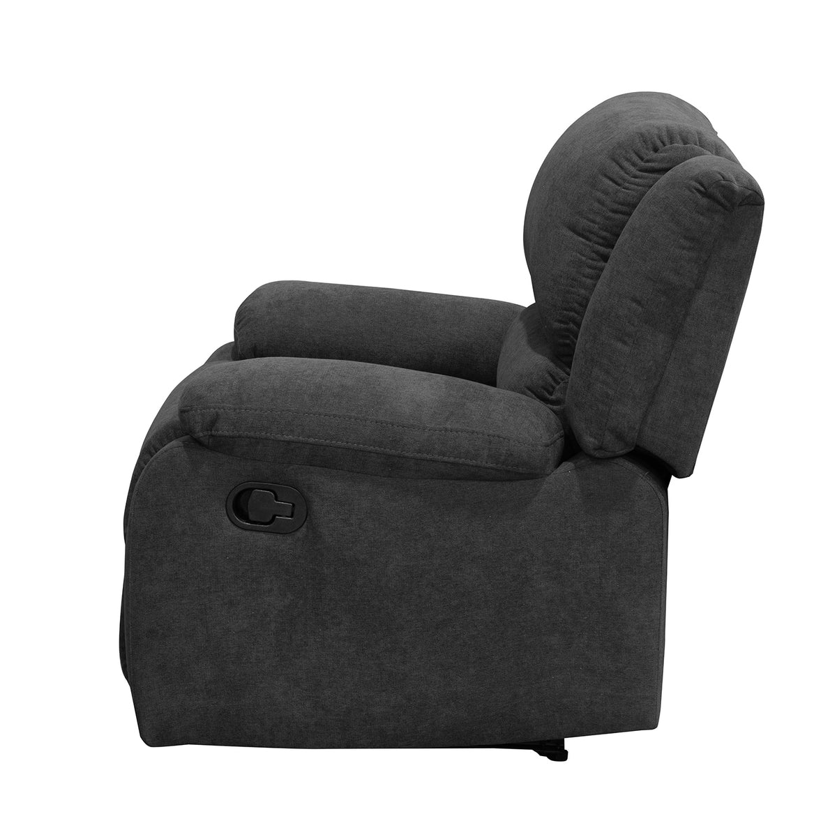 Reclinable Sull estática Microfibra Gris Plomo