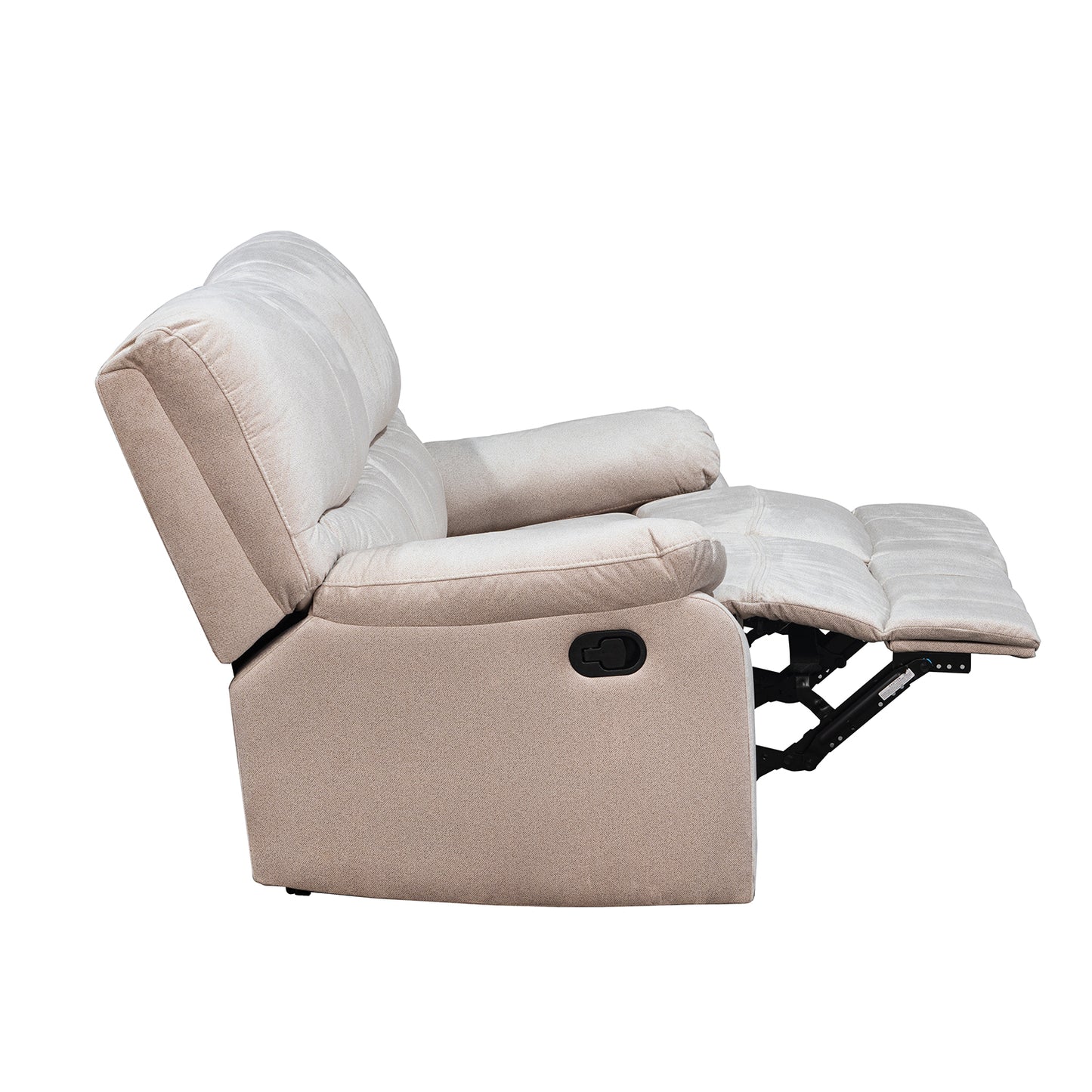SOFA RECLINABLE GALL 2 PUESTOS ESTATICO MICROFIBRA CRUDO