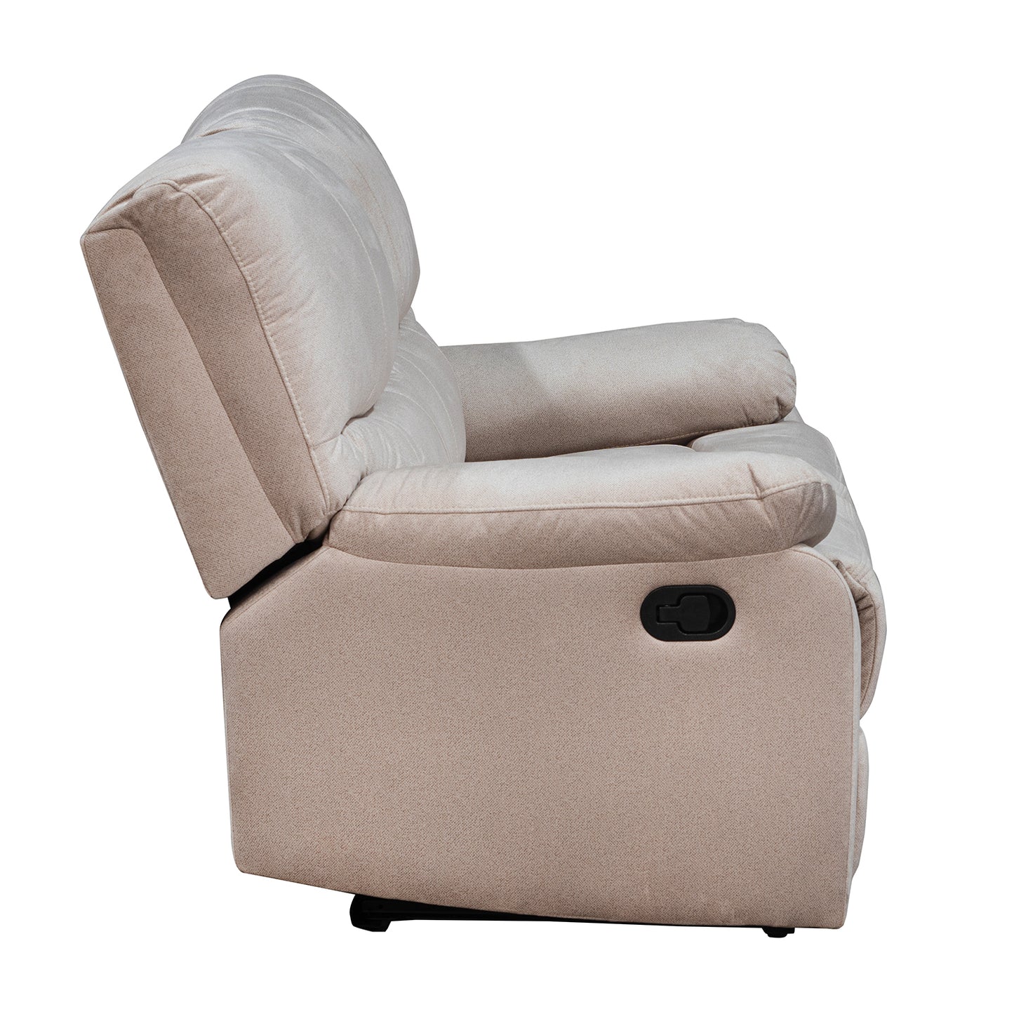 SOFA RECLINABLE GALL 2 PUESTOS ESTATICO MICROFIBRA CRUDO