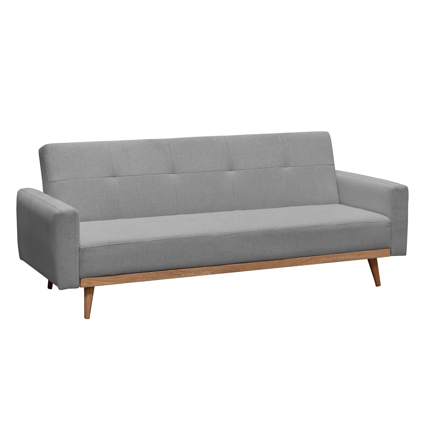 SOFA CAMA MARK MICROFIBRA TAUPE PATAS NATURAL