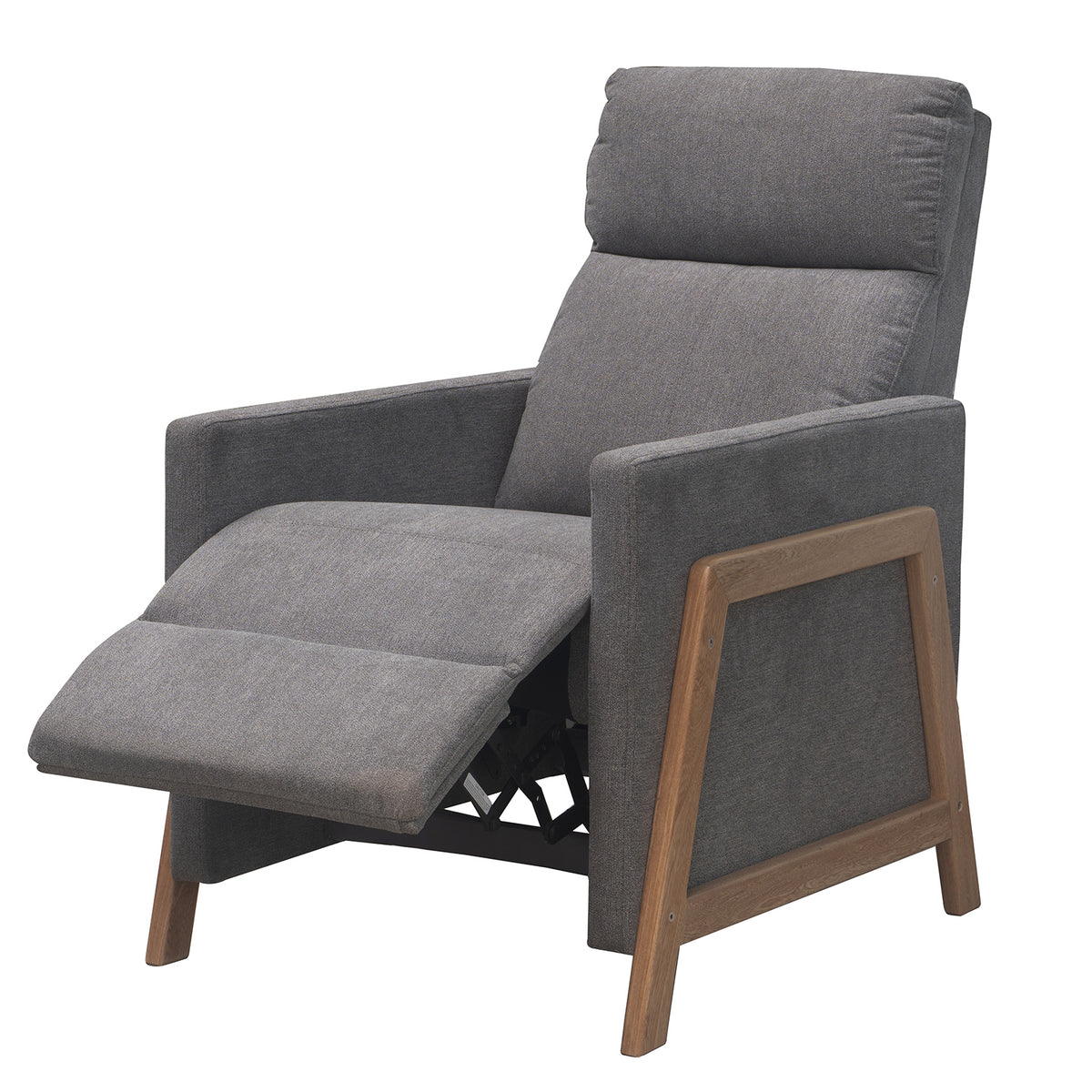 Reclinable Metz microfibra gris humo