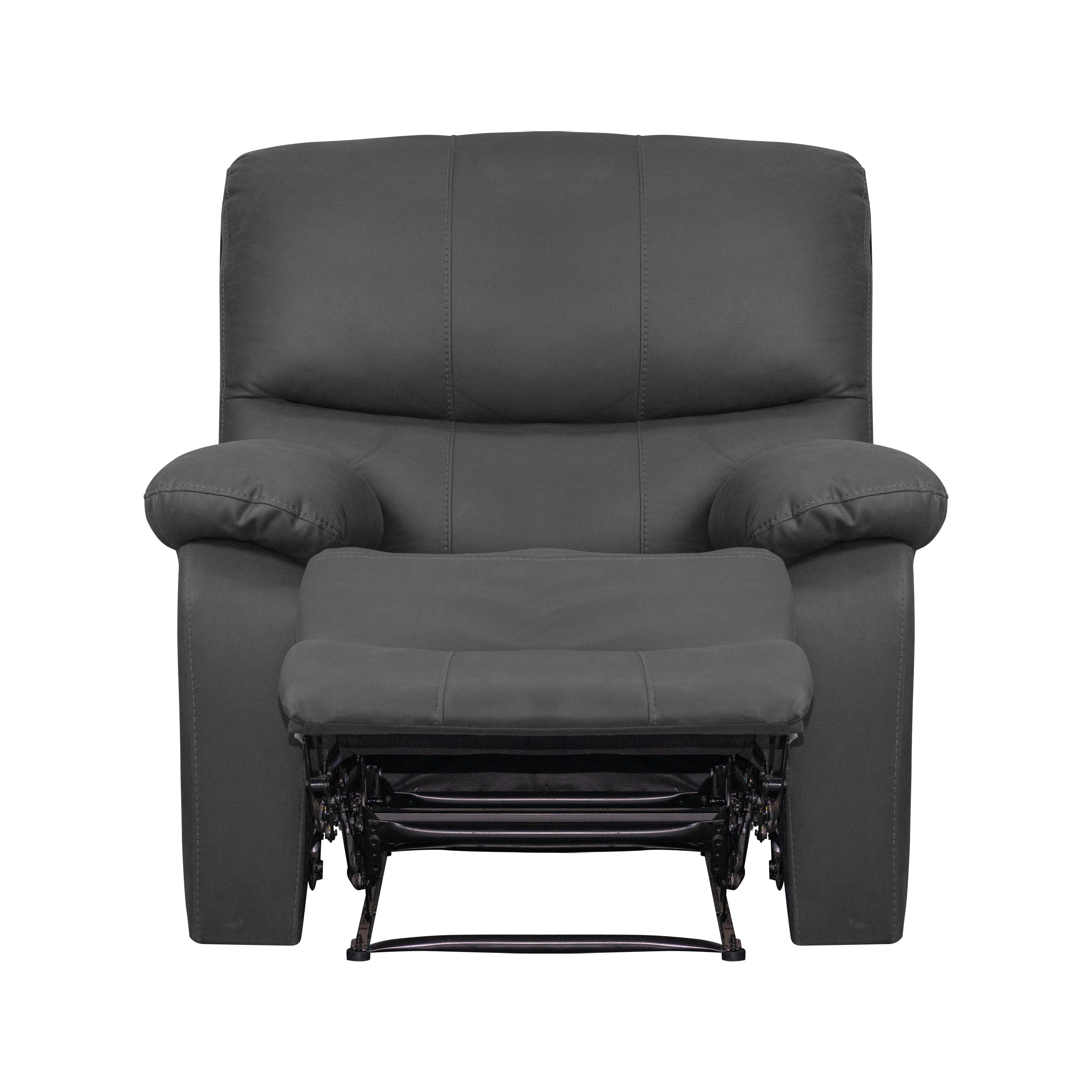 Silla reclinable gall 1 puesto estática tipo sintetico gris plomo