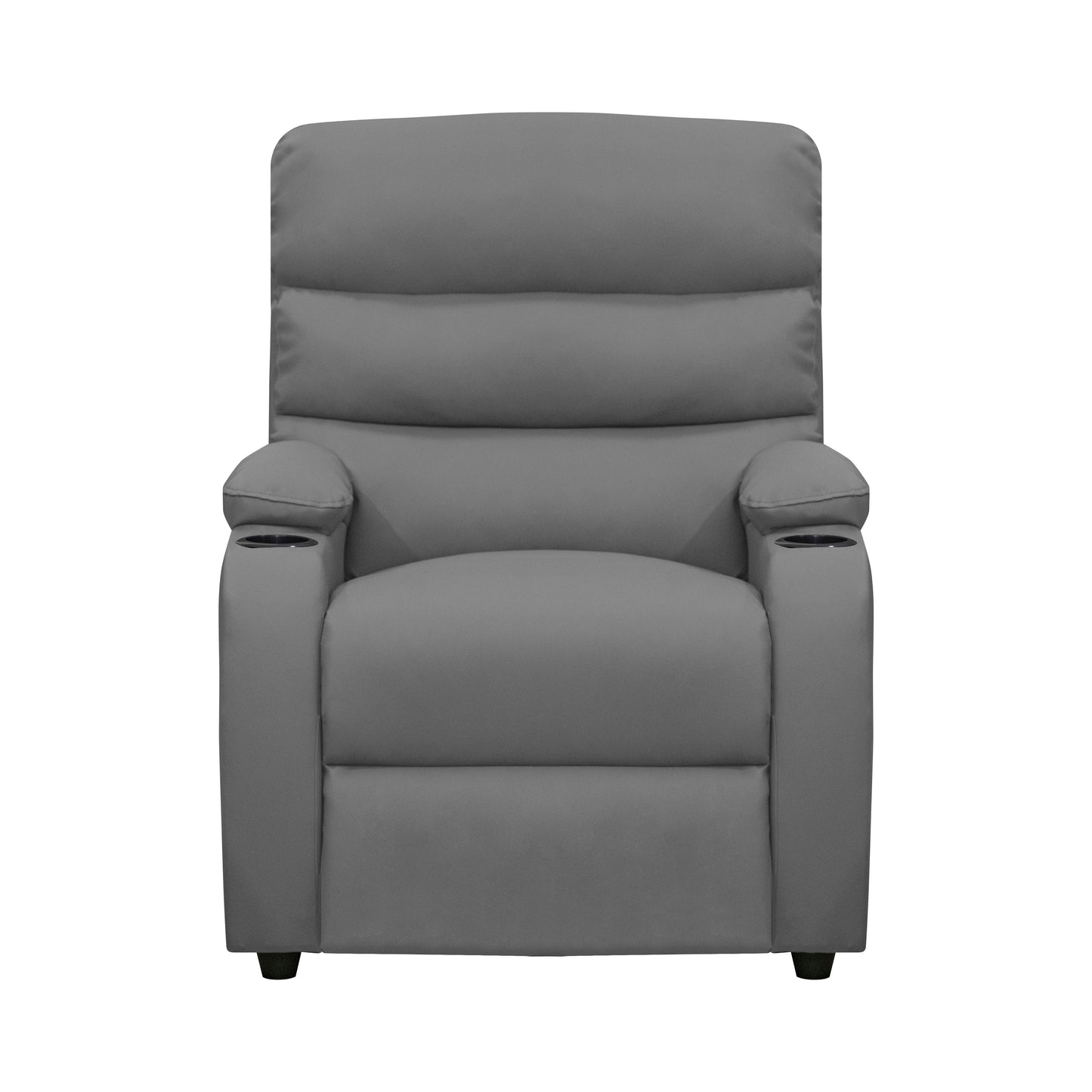 SILLA RECLINABLE TREVI 1 PUESTO SINTETICO GRIS