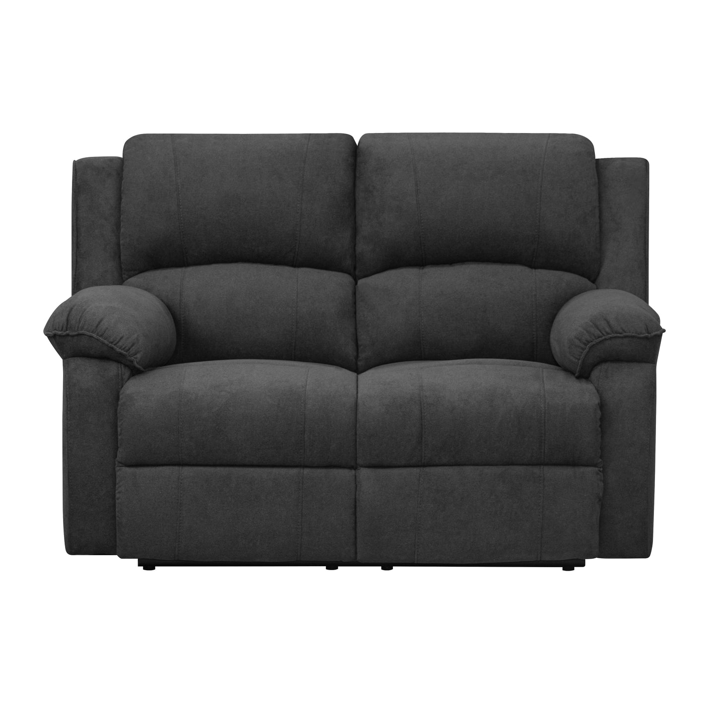 SOFA RECLINABLE TOKIO 2P MICROFIBRA GRIS PLOMO
