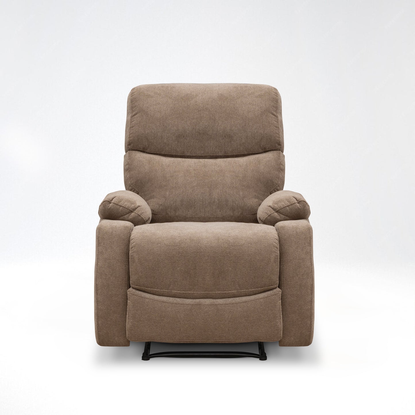 SILLA RECLINABLE VELARA 1 PUESTO MICROFIBRA TAUPE