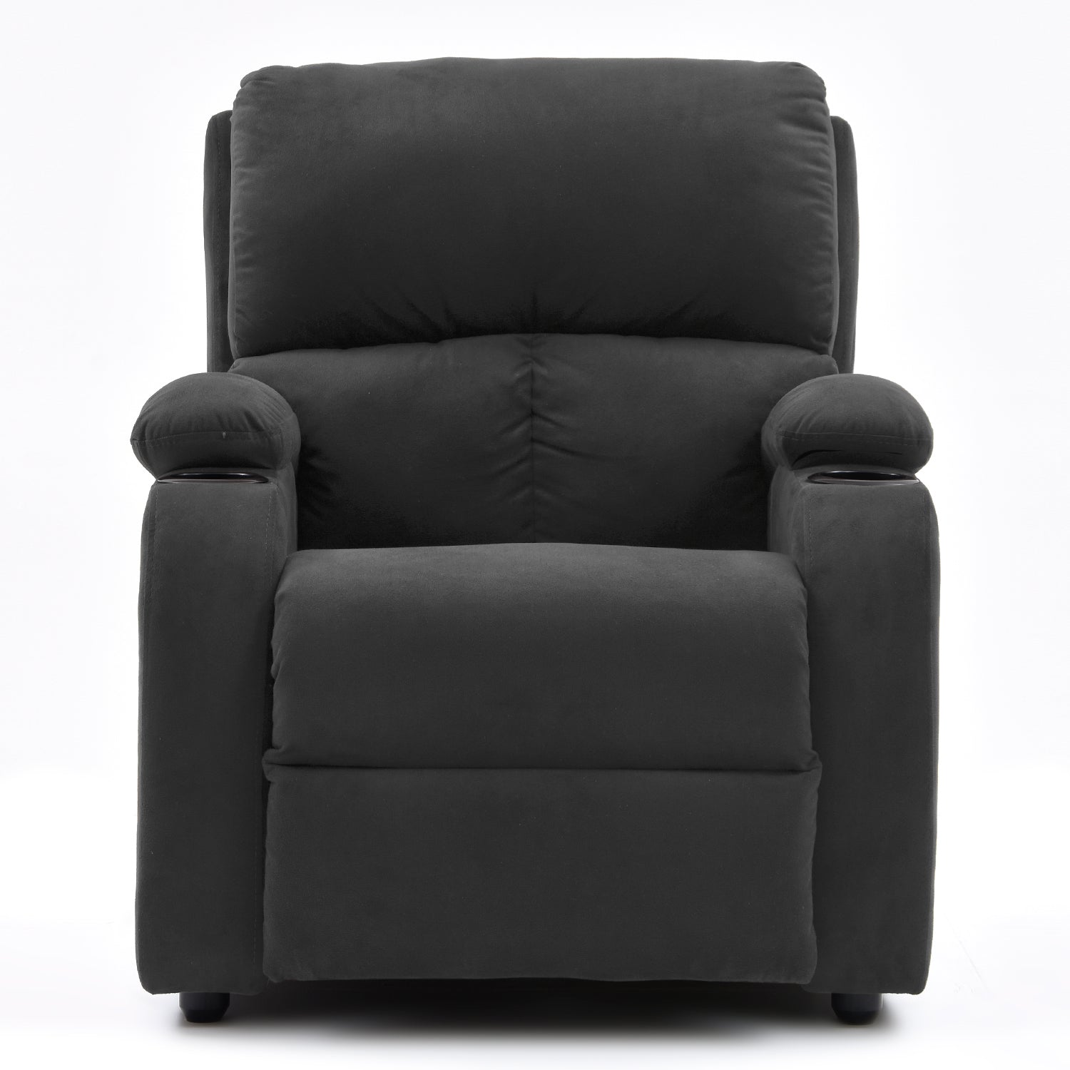 Silla reclinable amber estatica microfibra gris plomo