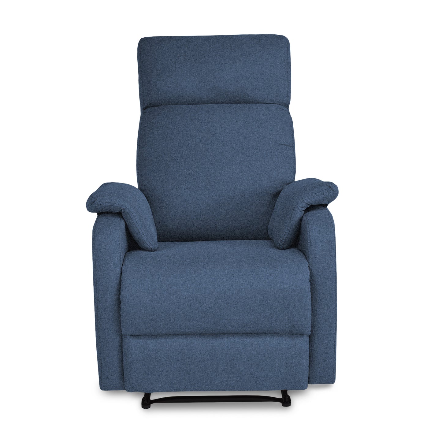 SILLA RECLINABLE VELVET MICROFIBRA AZUL