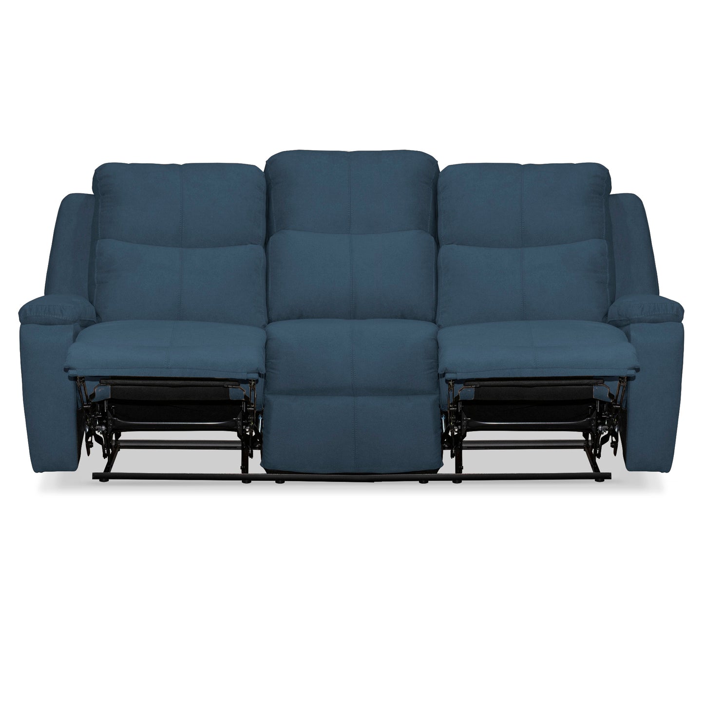 SOFA REC MARSELLA 3 PTOS ESTATICO MICROFIBRA AZUL